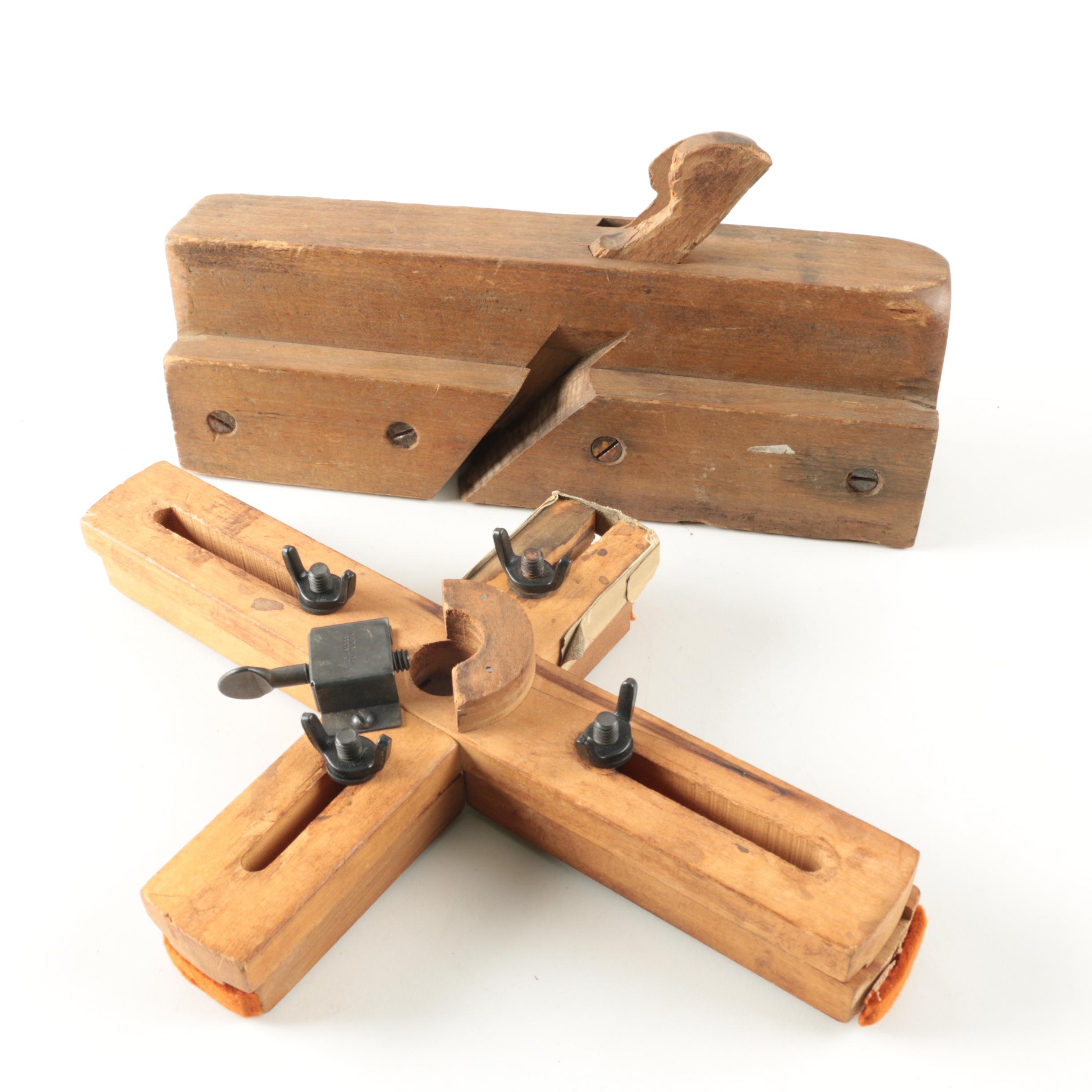 Vintage Wooden Mitre Set