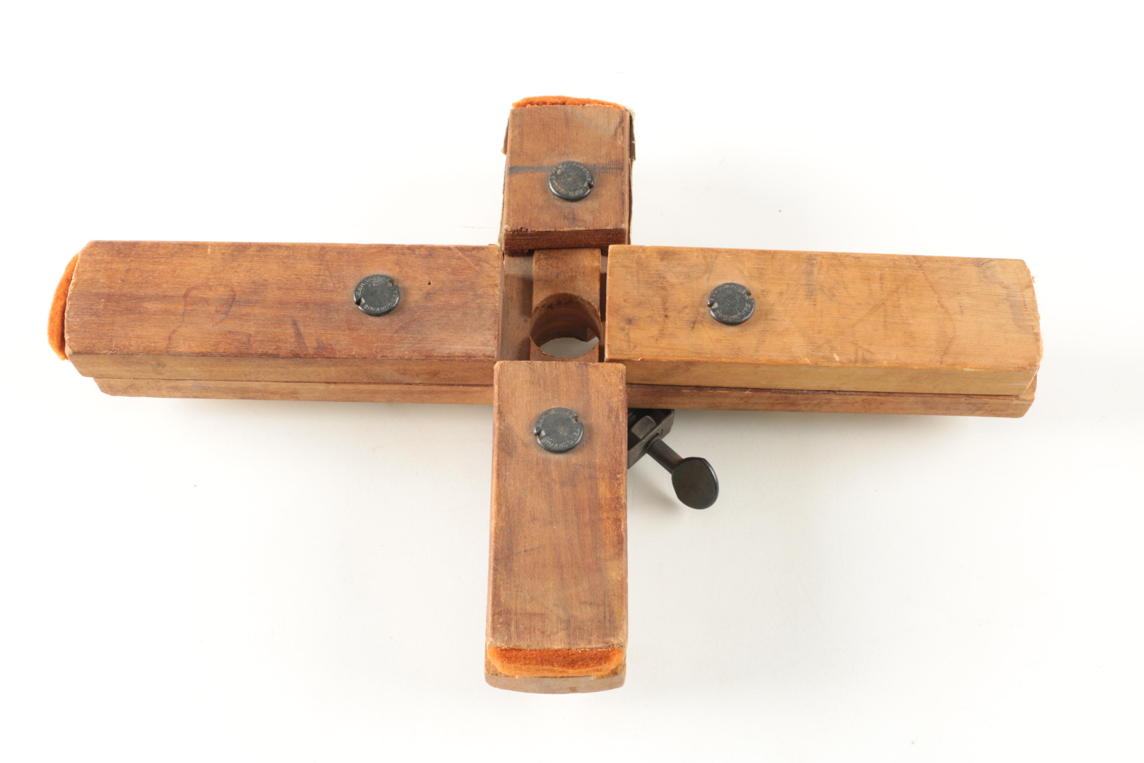 Vintage Wooden Mitre Set