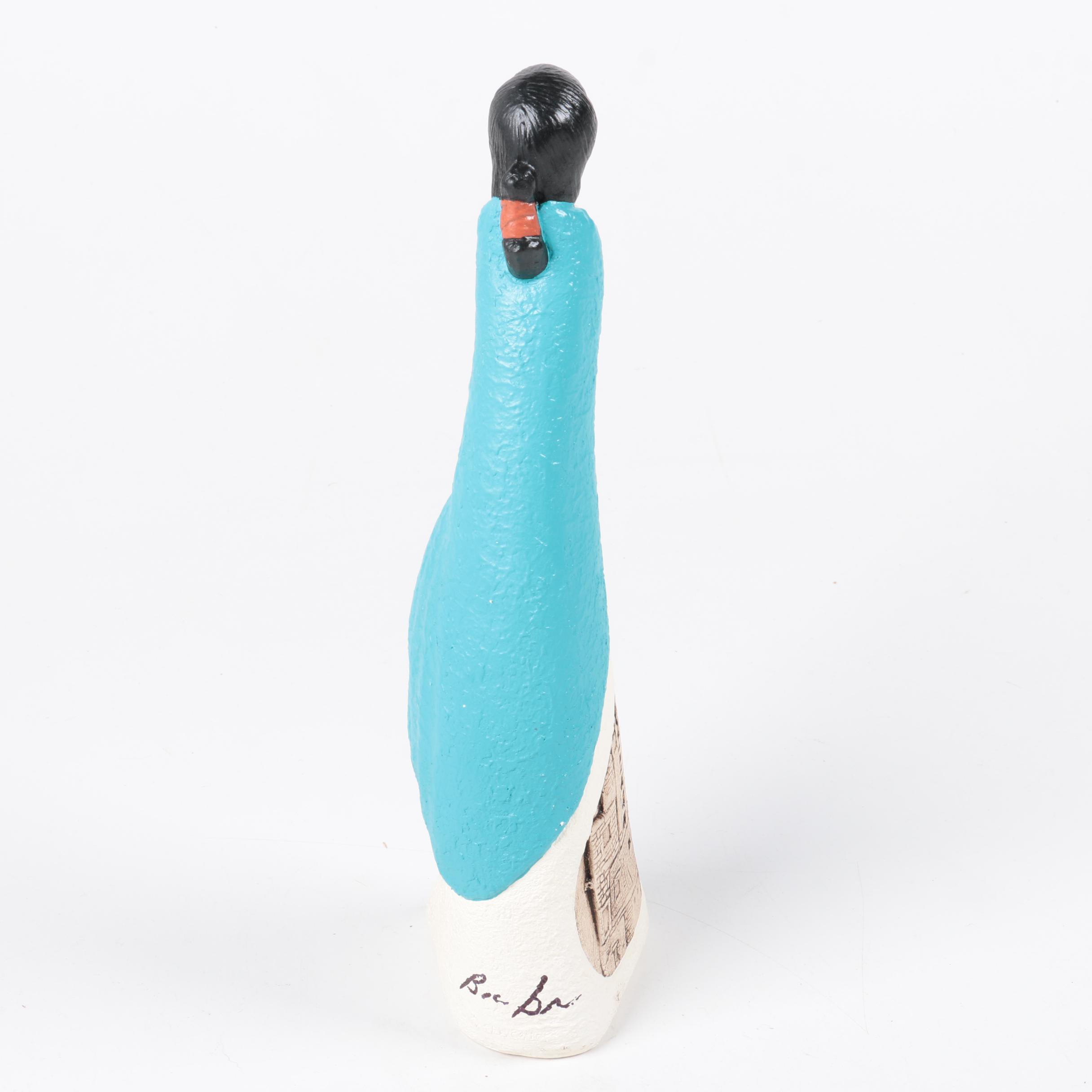 Jobeth Maize Signed "Dawn Breeze" Clay Sculpture