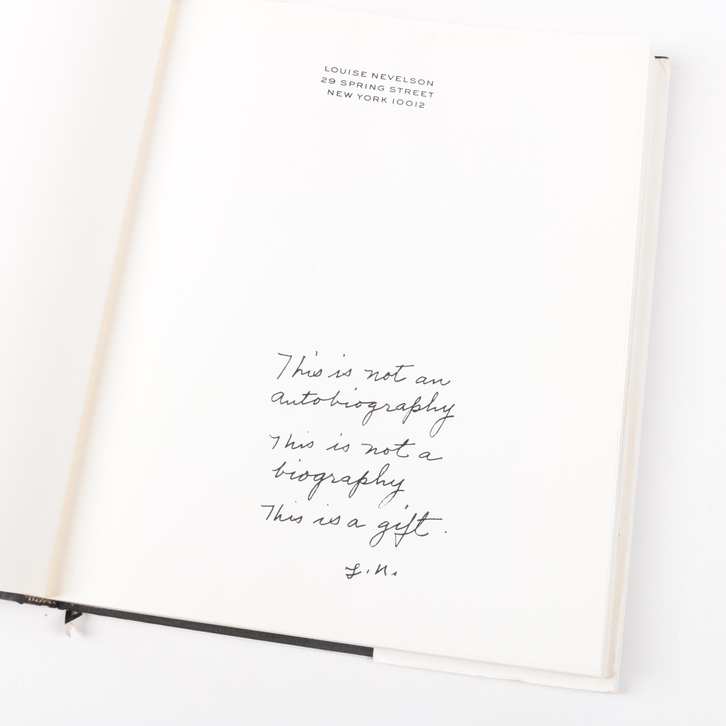 Books on Louise Nevelson and Mikhail Baryshnikov