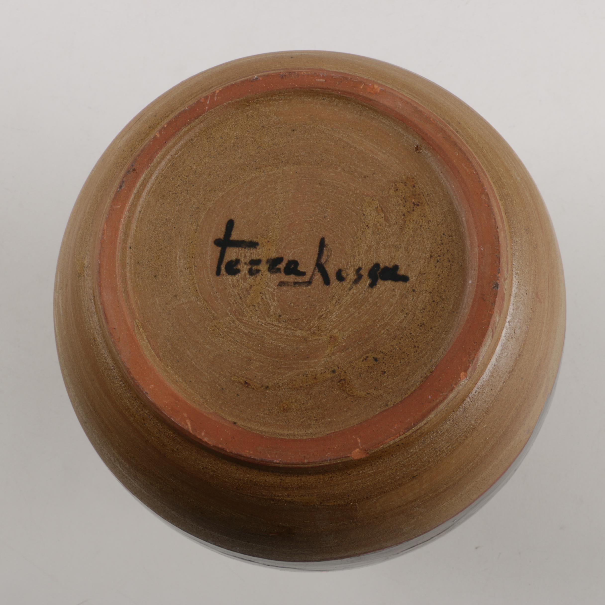 Hand Thrown Tezza Rossa Stoneware Vase