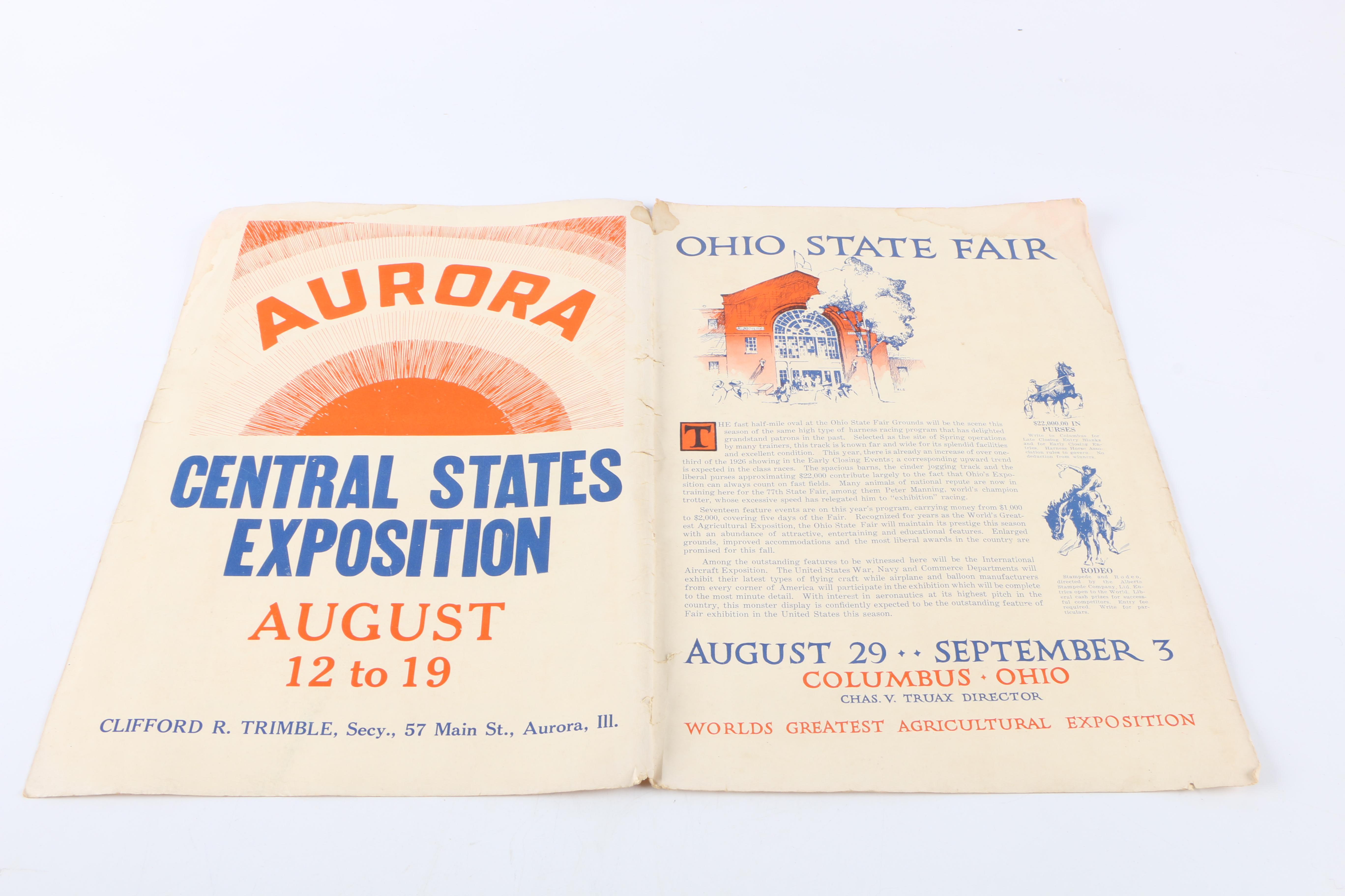 Vintage Horse Racing Programs