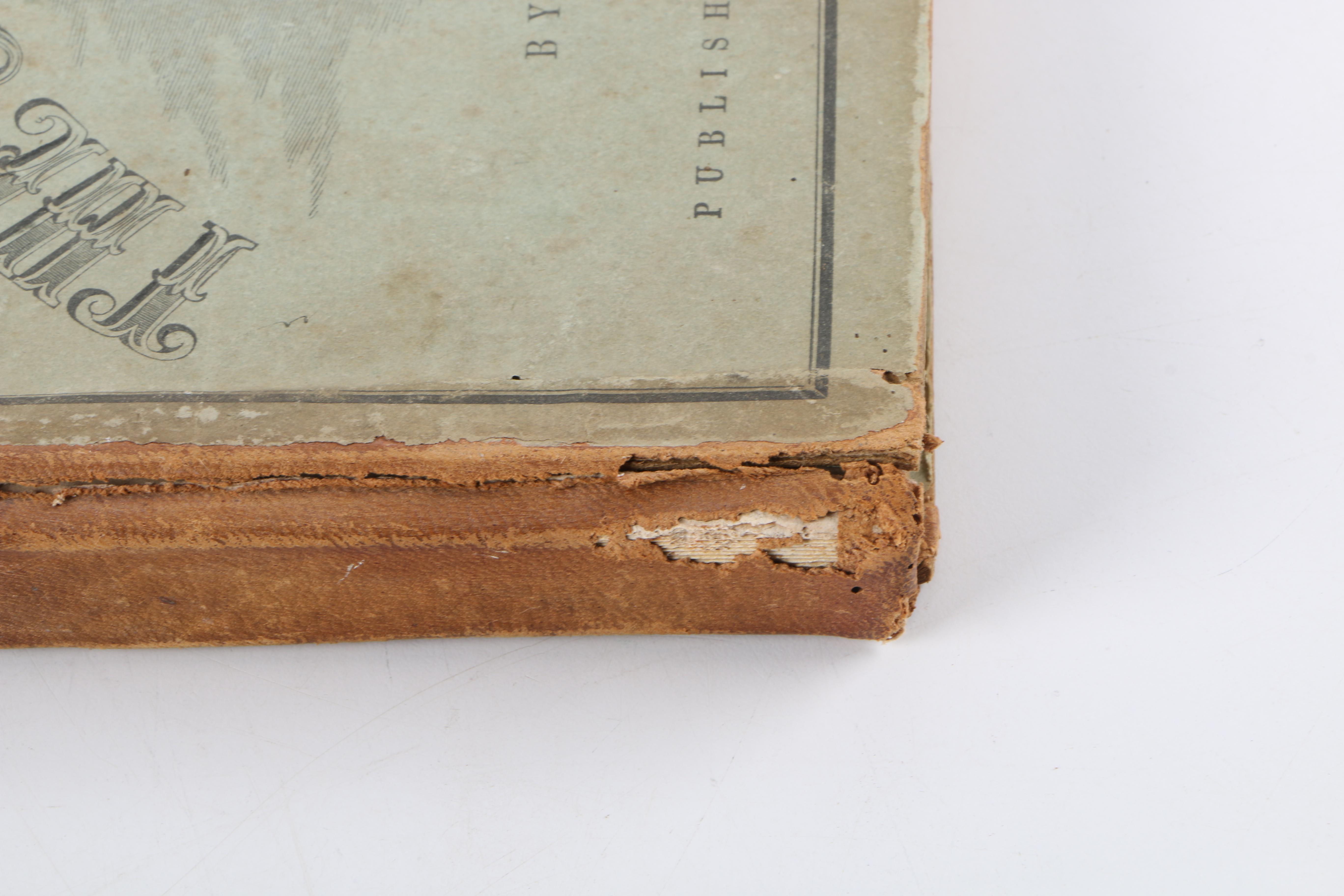 1859 "Sabbath Bell" and Circa 1920s "Christmas Carols" Music Books