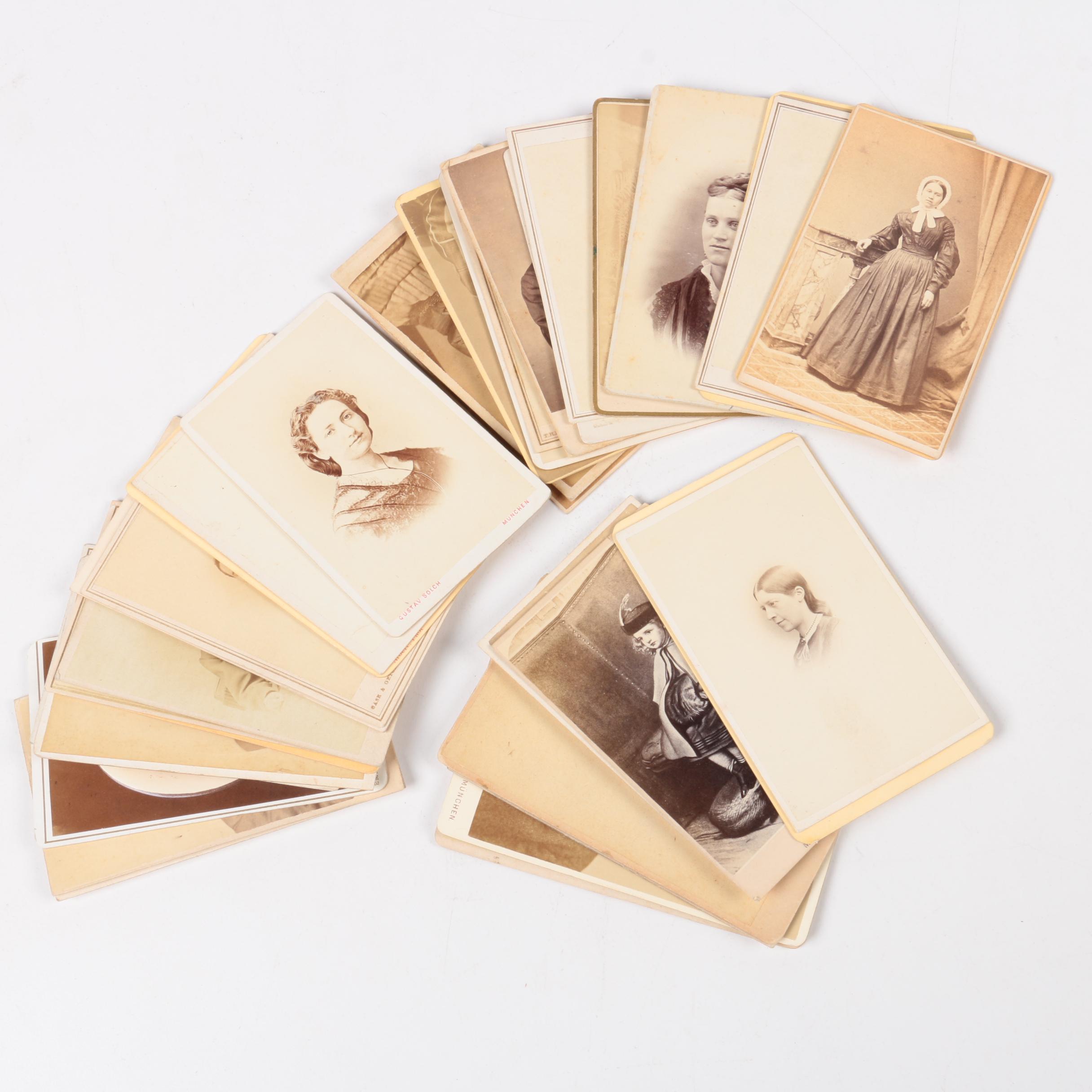 Collection of Carte de Visite Portraits