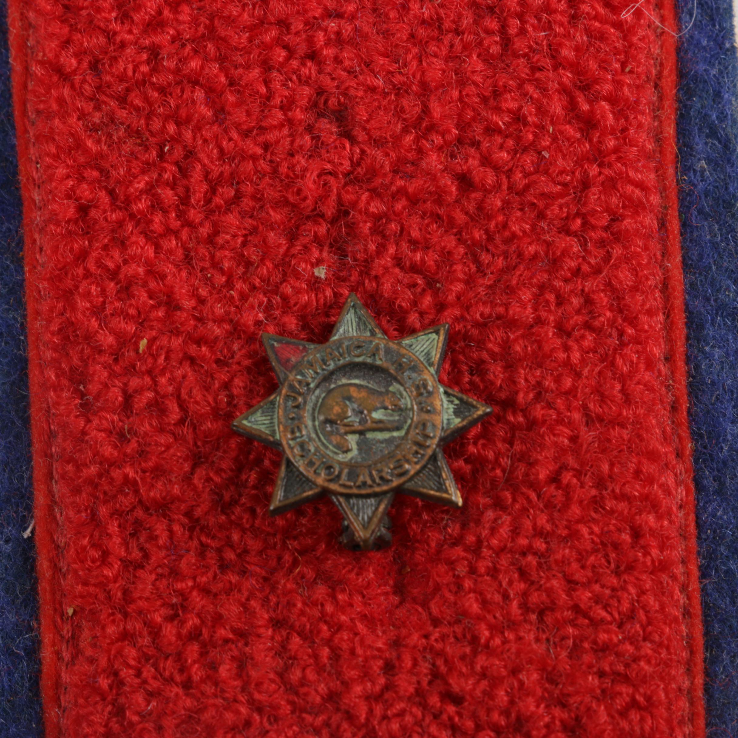 Vintage School and Athletics Patches Including Three Pins