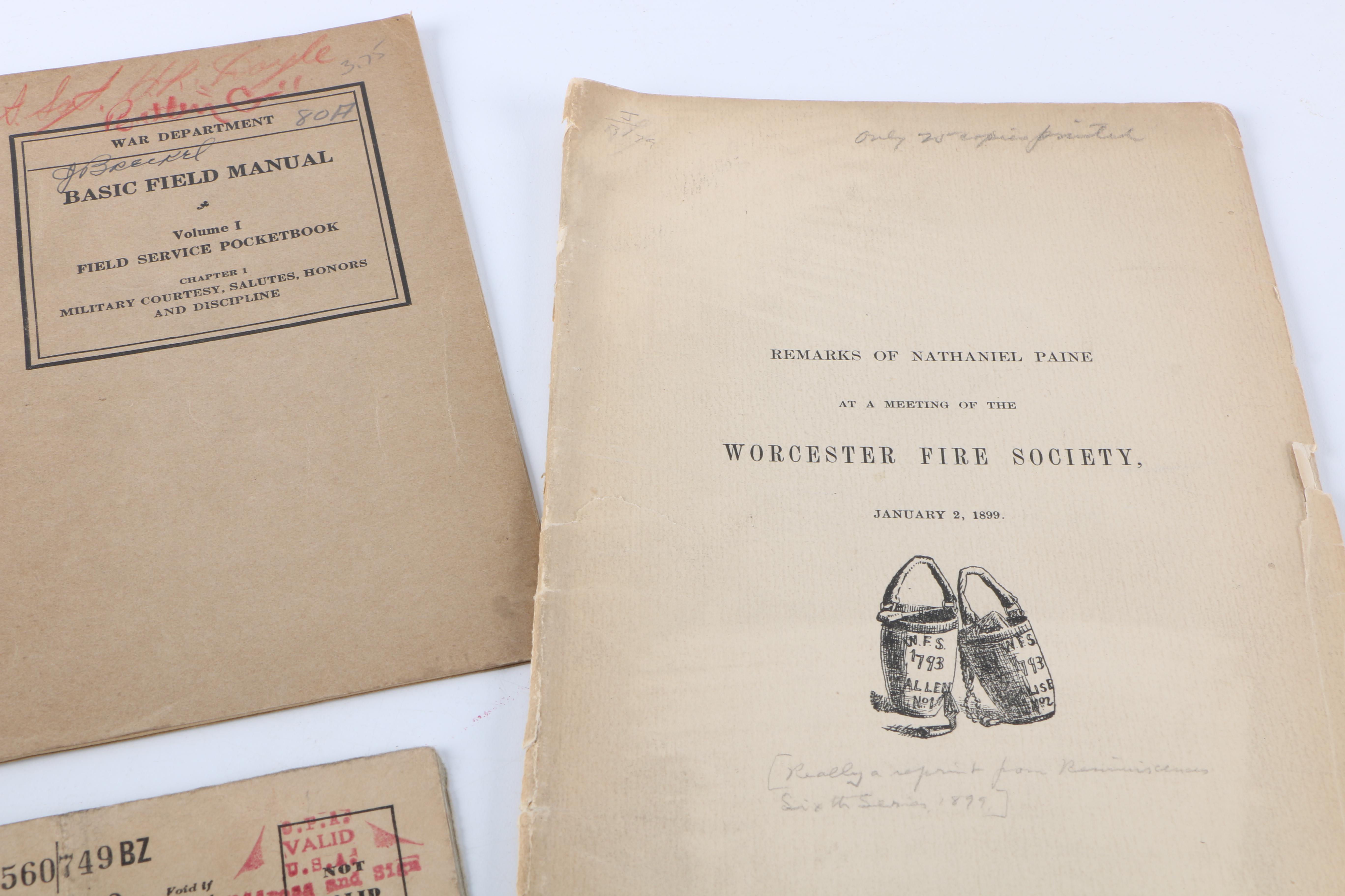 Vintage Government Issue Documents, Military Manuals, Products Labels and More