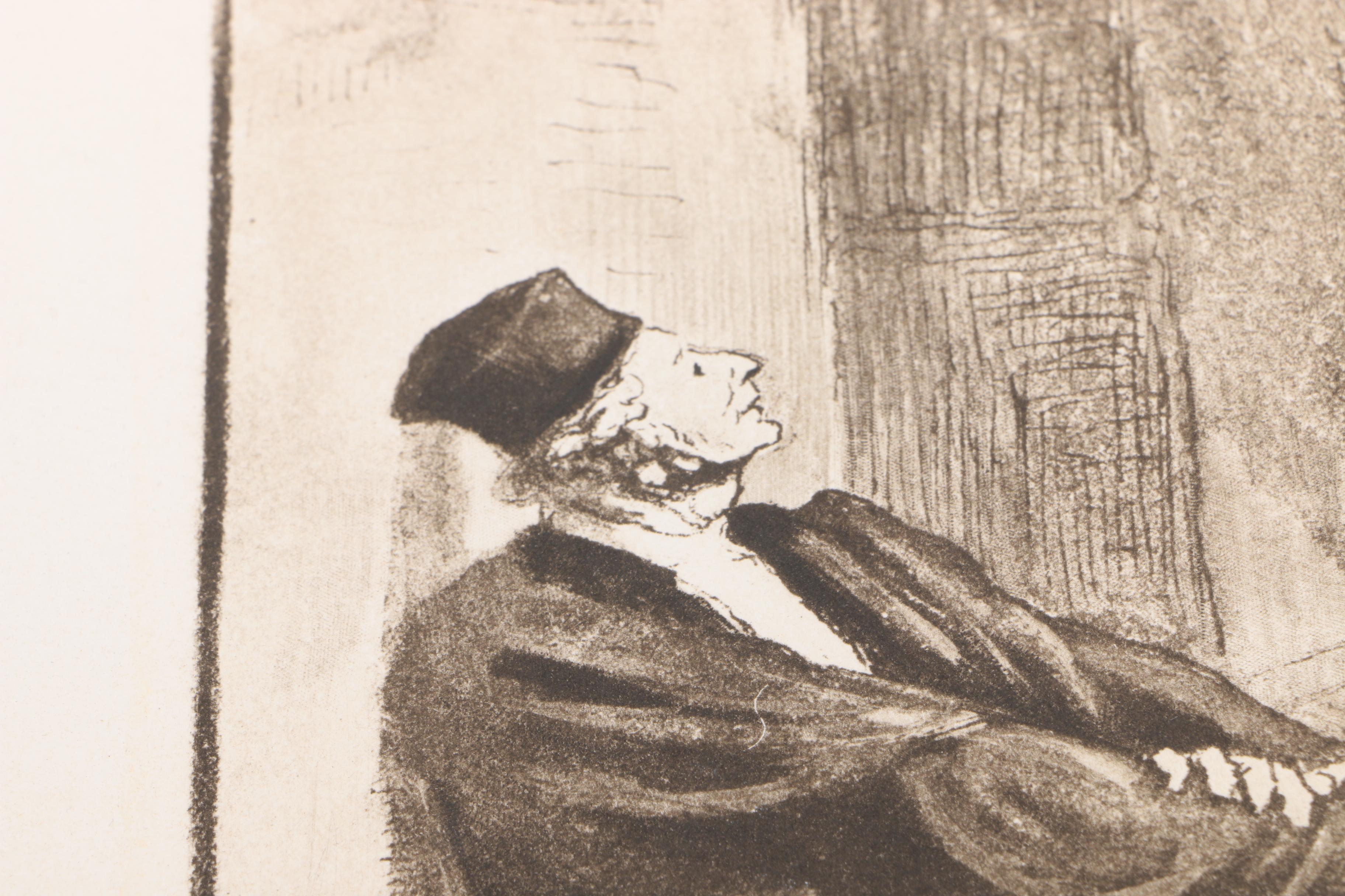 Prints Including Honoré Daumier's Limited Edition "Conversations D'Avocats"