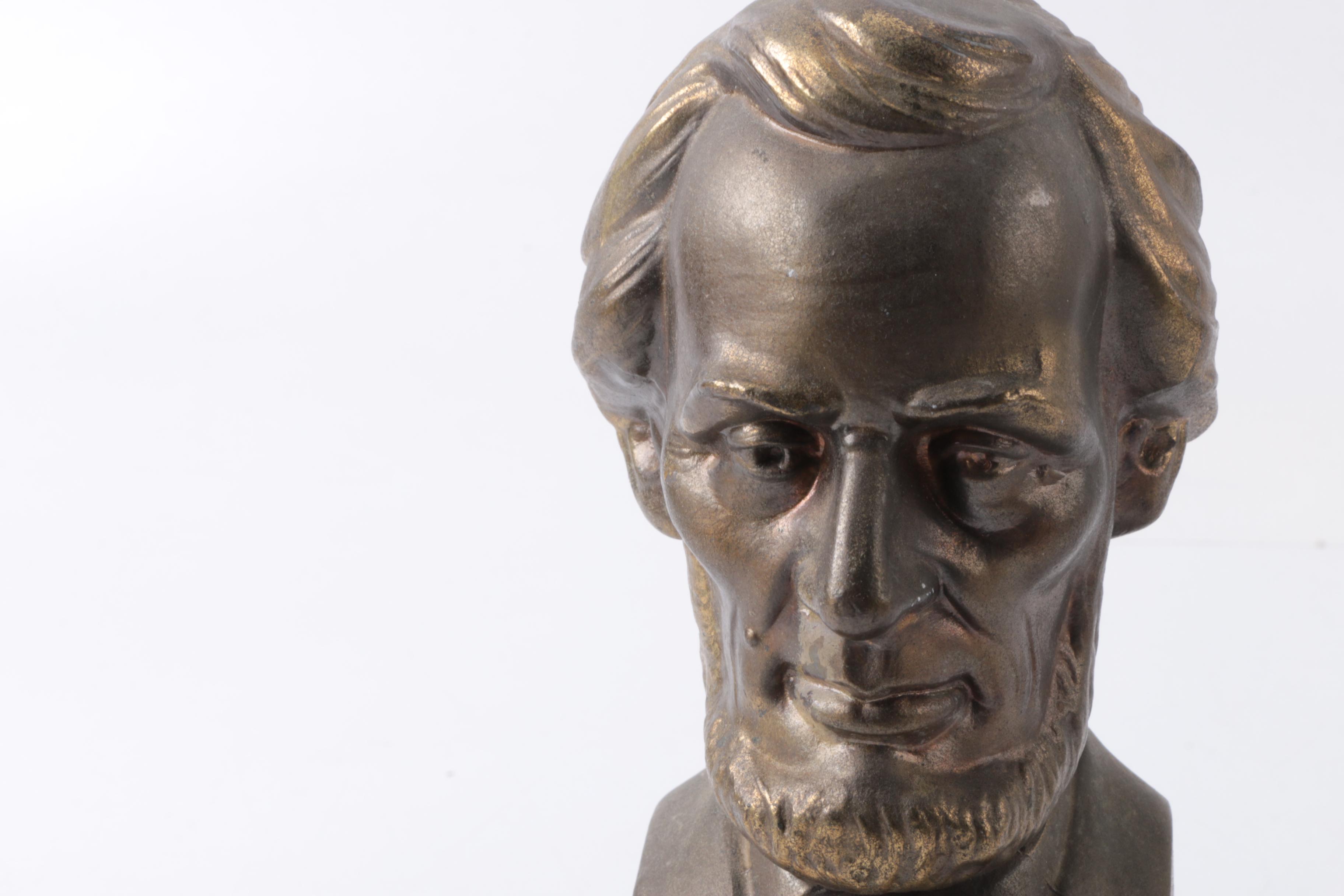 Abraham Lincoln Bust Bookends
