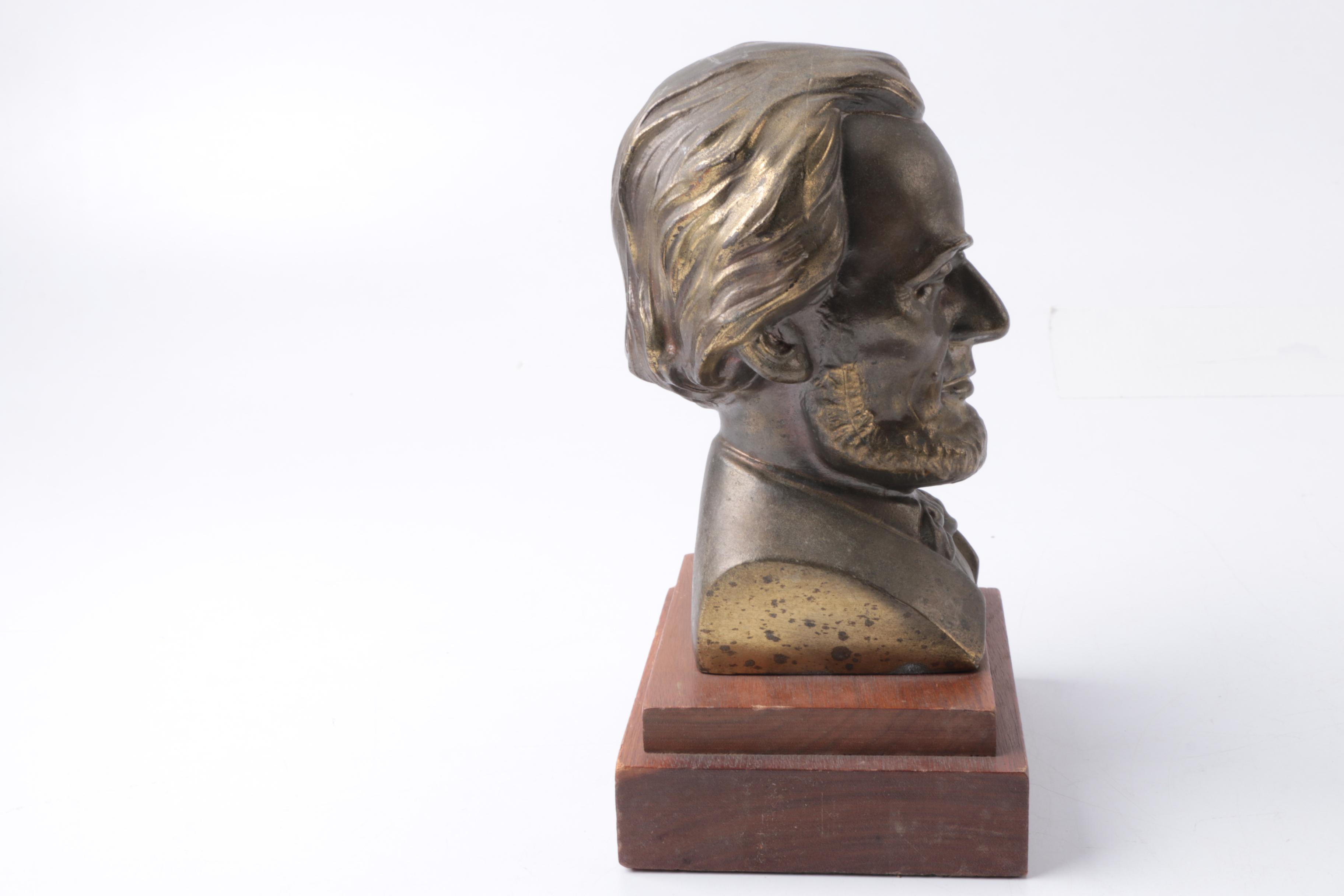 Abraham Lincoln Bust Bookends