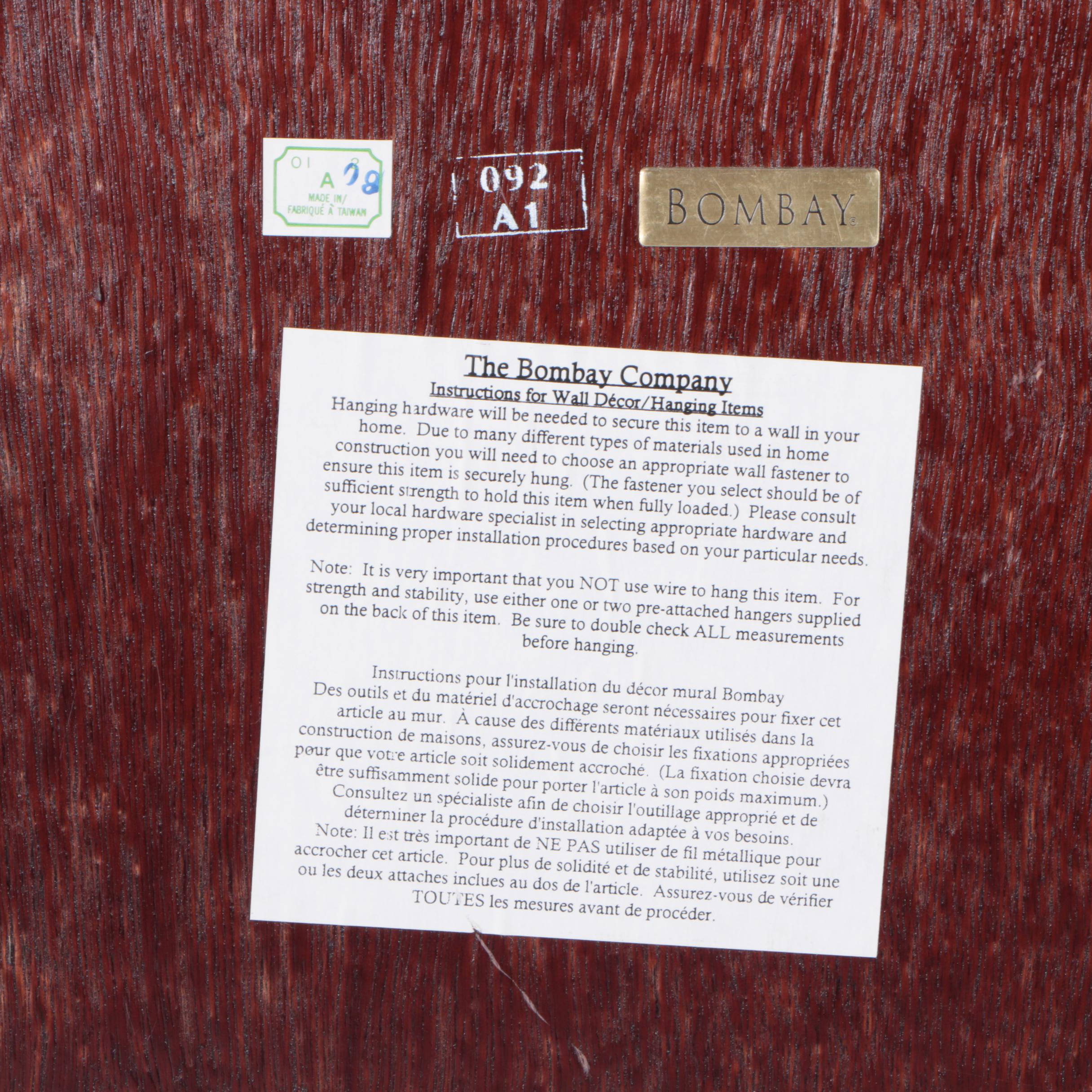 Hanging Curio Cabinet by The Bombay Company