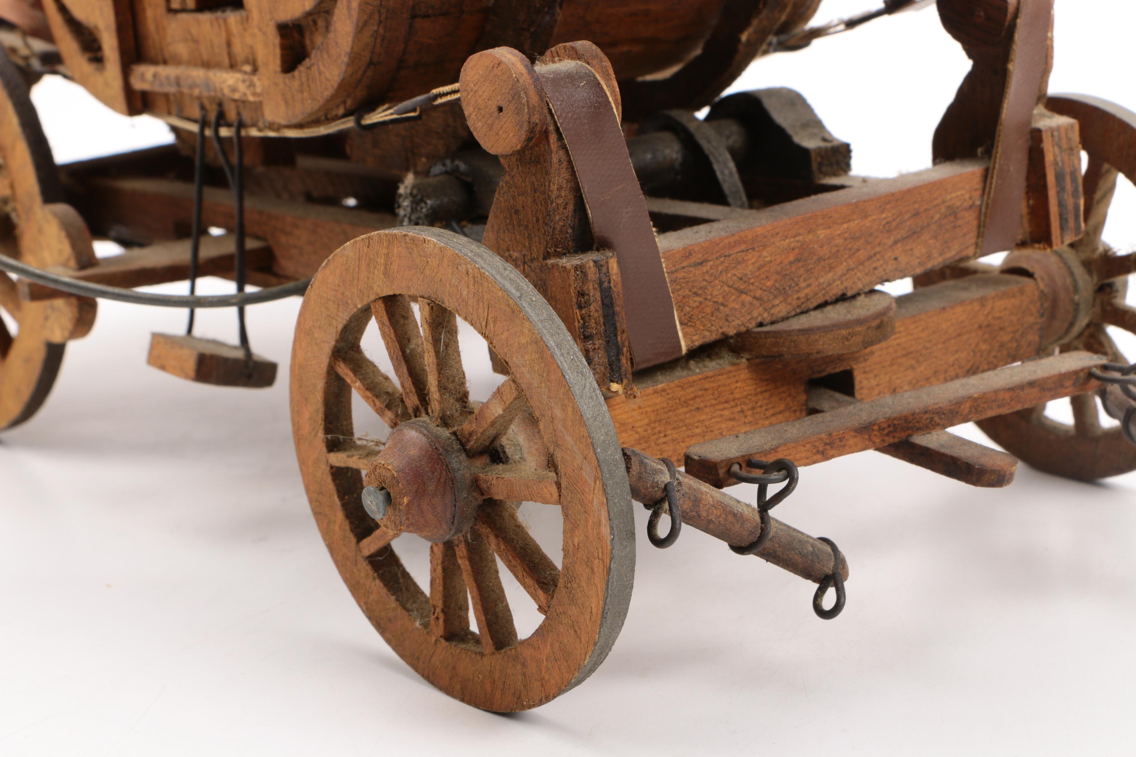 Wooden Model Stagecoach
