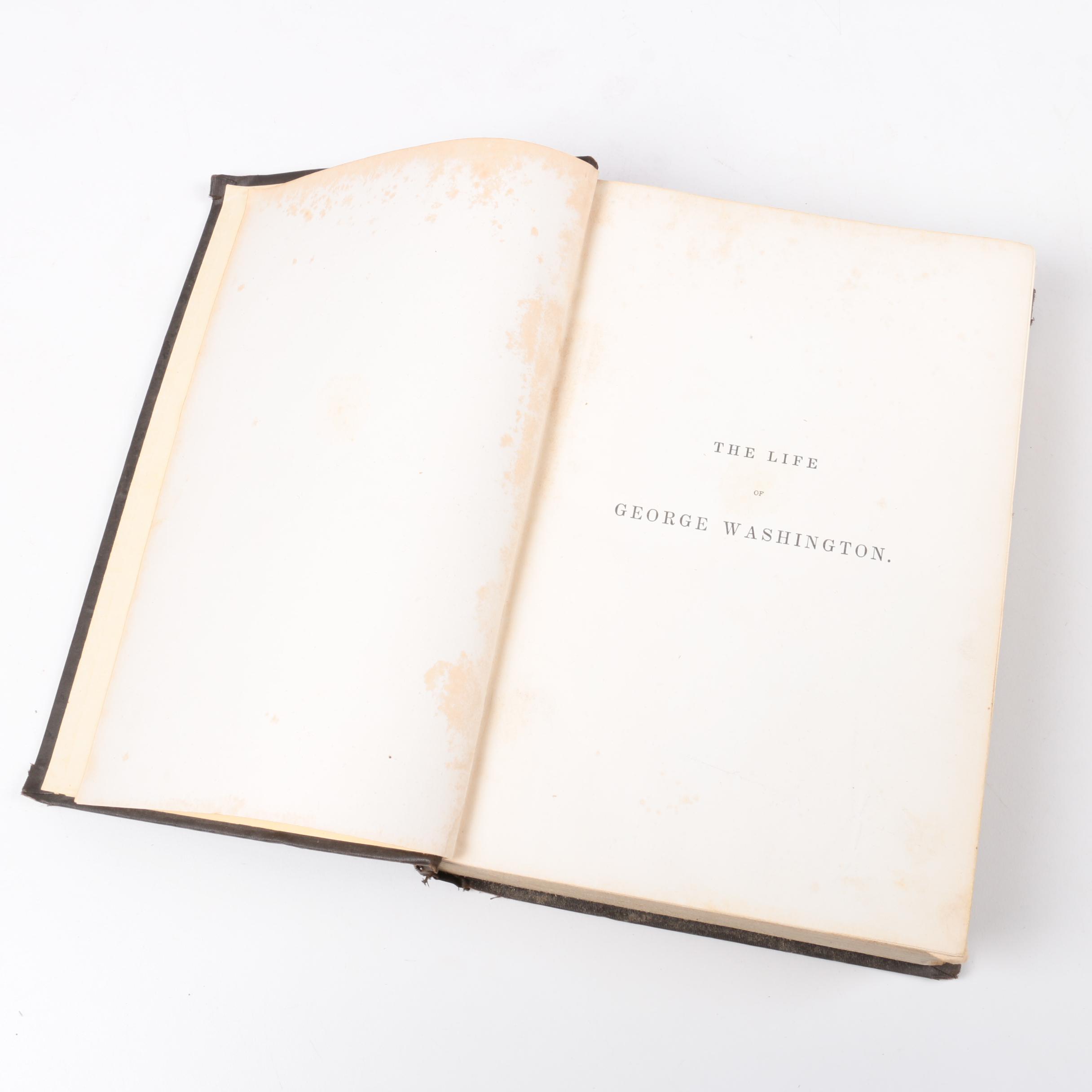 1843 "The Life of George Washington" by Jared Sparks