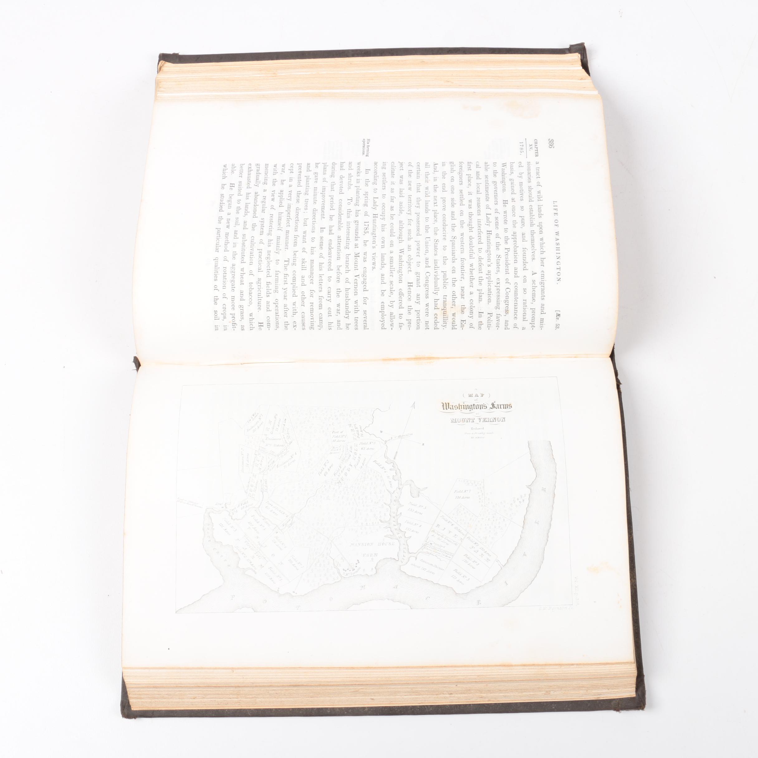 1843 "The Life of George Washington" by Jared Sparks