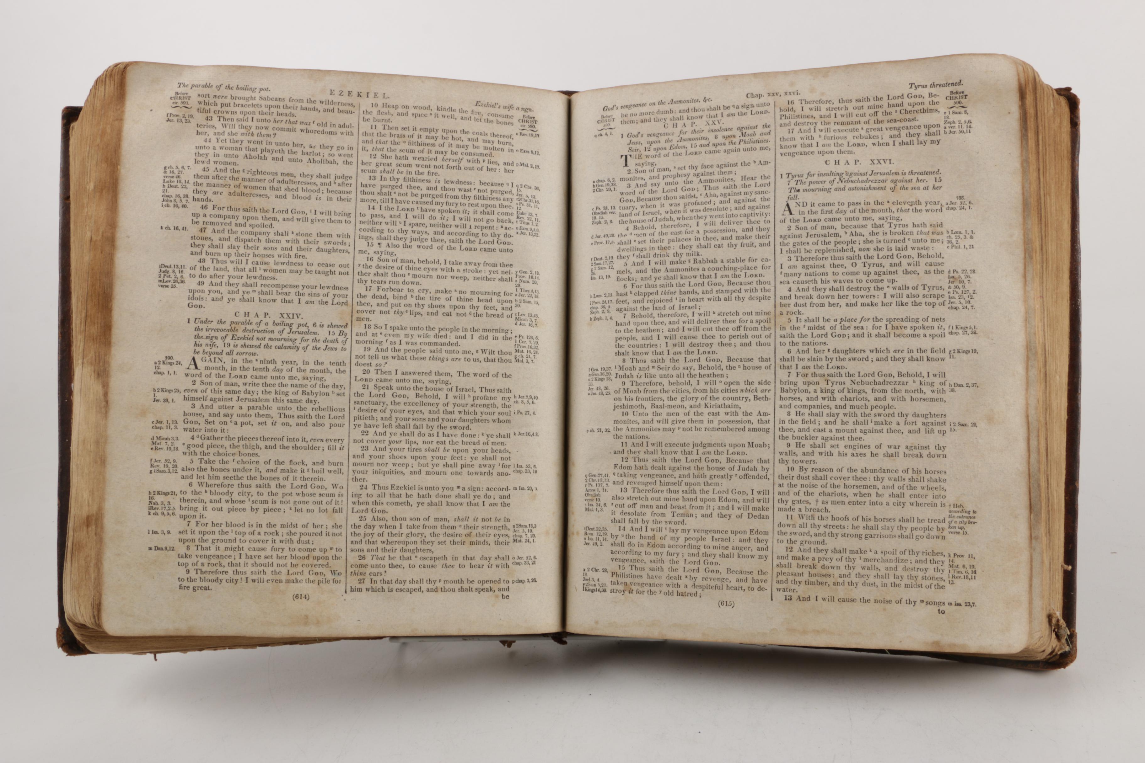 Antique Leather Bound Holy Bible