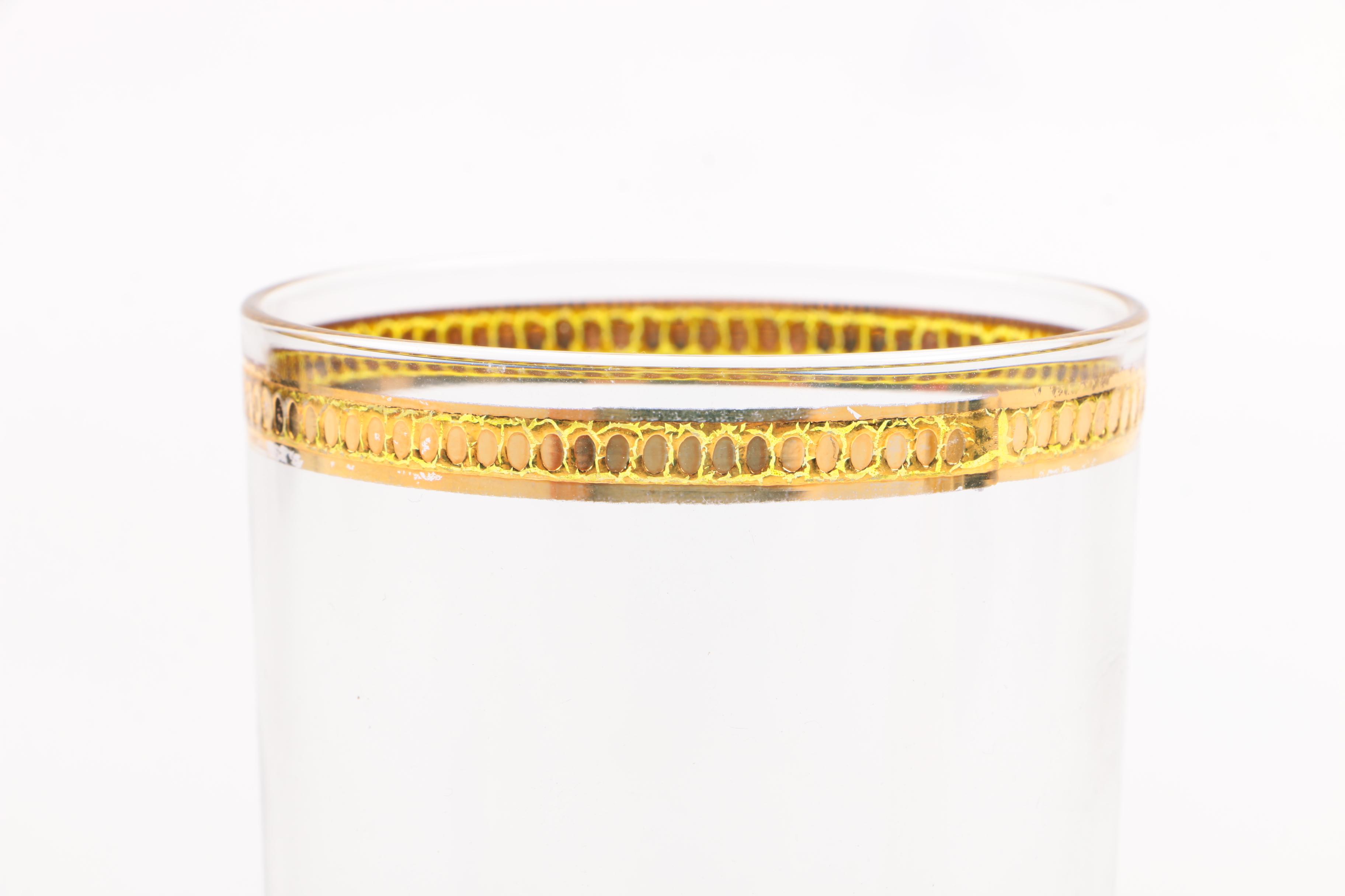 Culver "Antiqua" High Ball Glassware