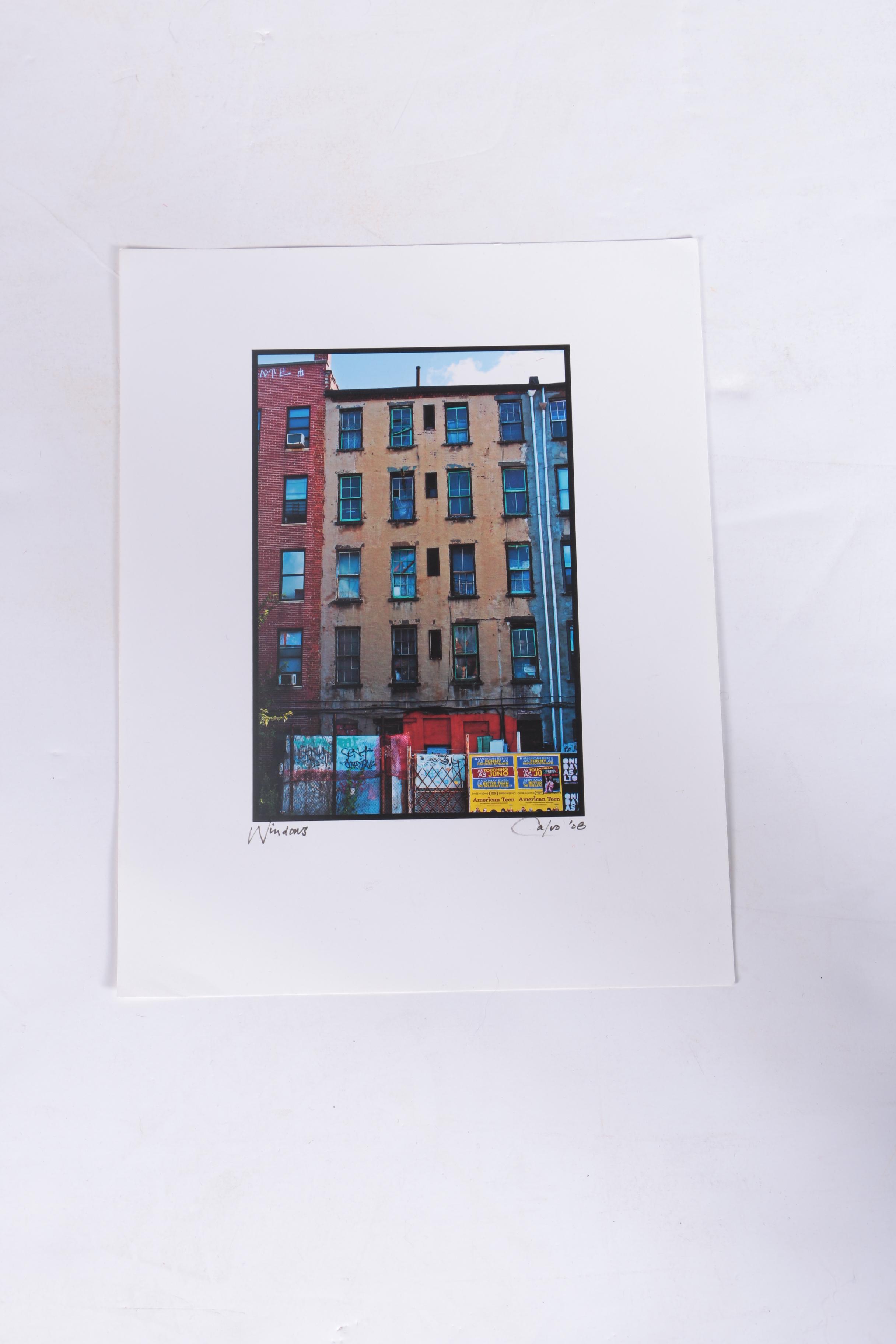 Digitally Printed Black and White Photographs Including Richard Calvo