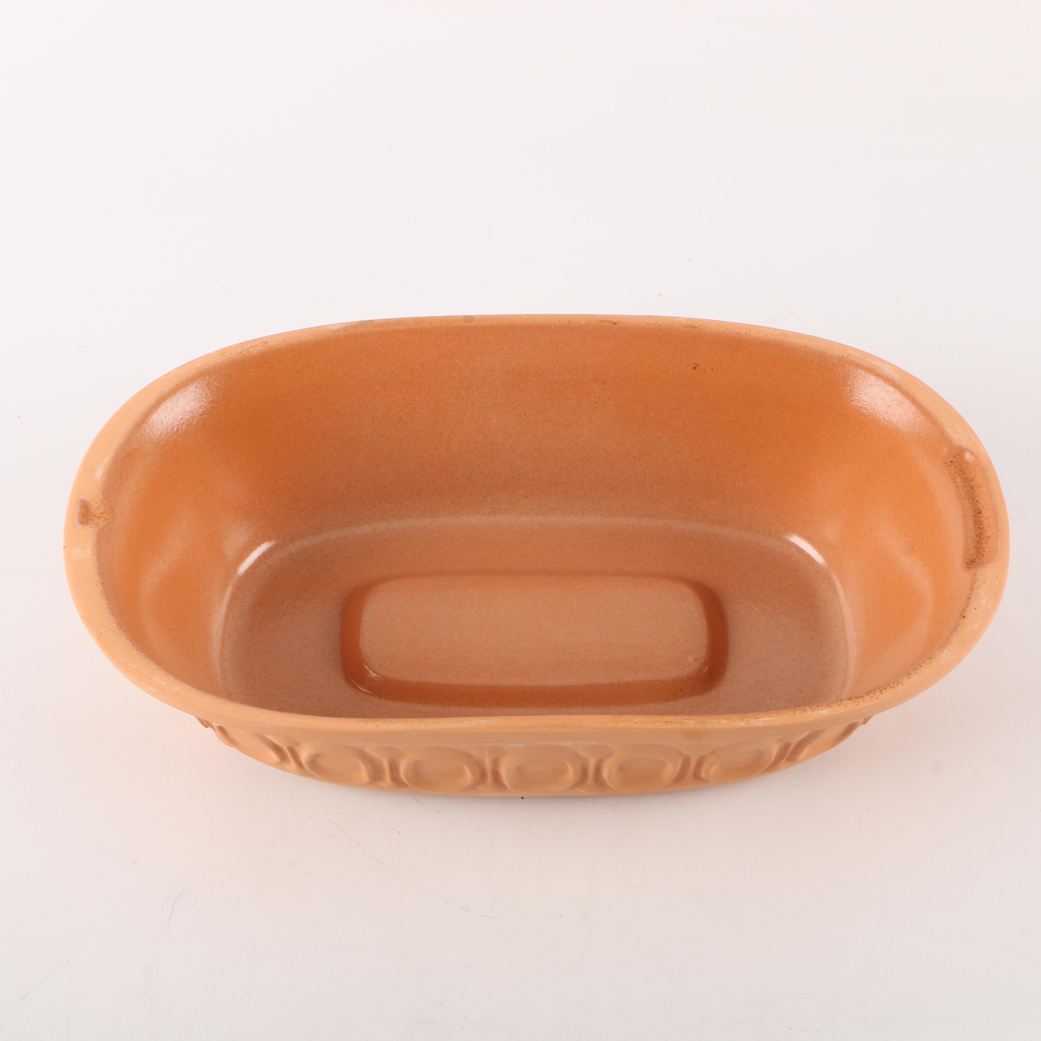 Vintage Schlemmertopf Terracotta Covered Baker
