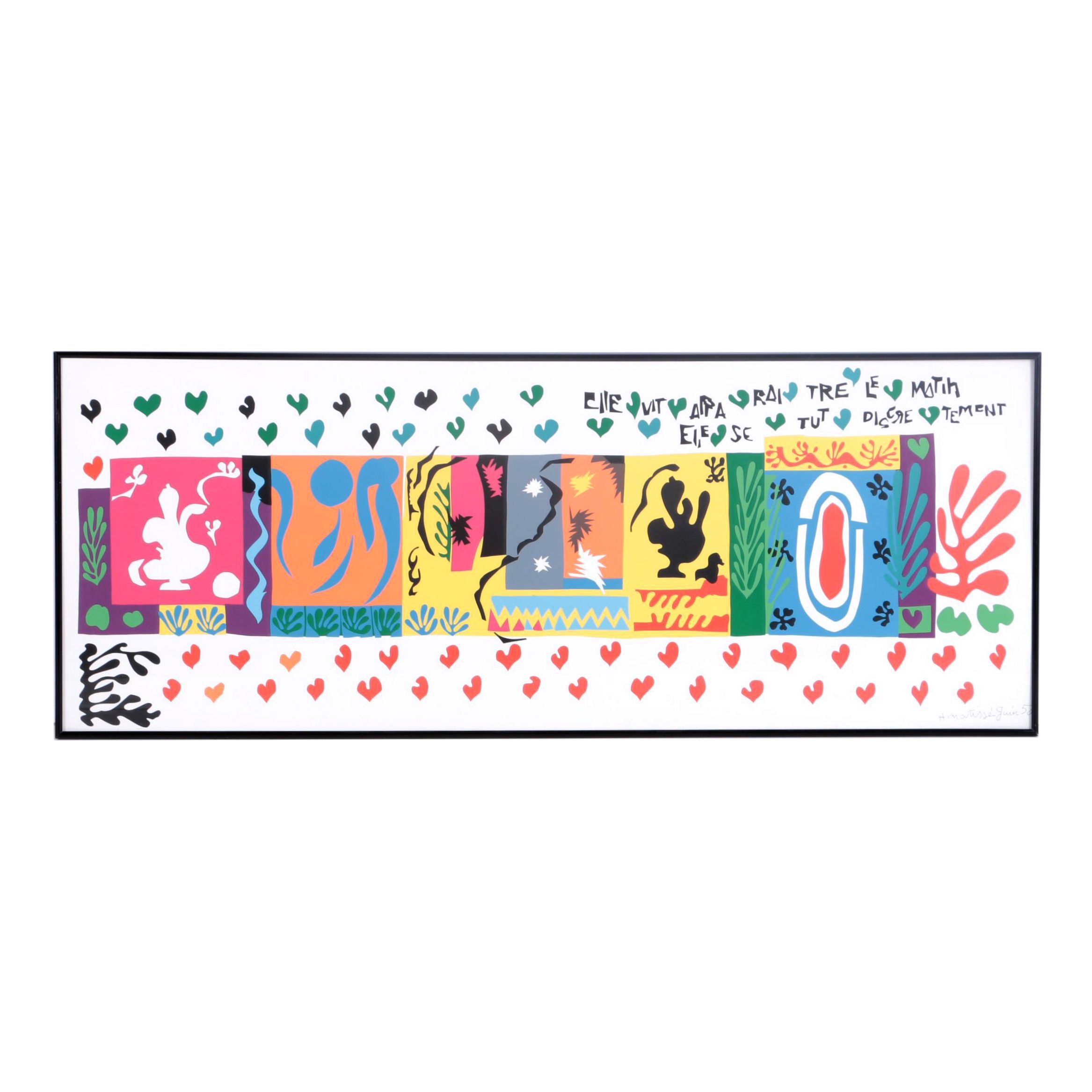 After Henri Matisse "Thousand and One Nights" Serigraph