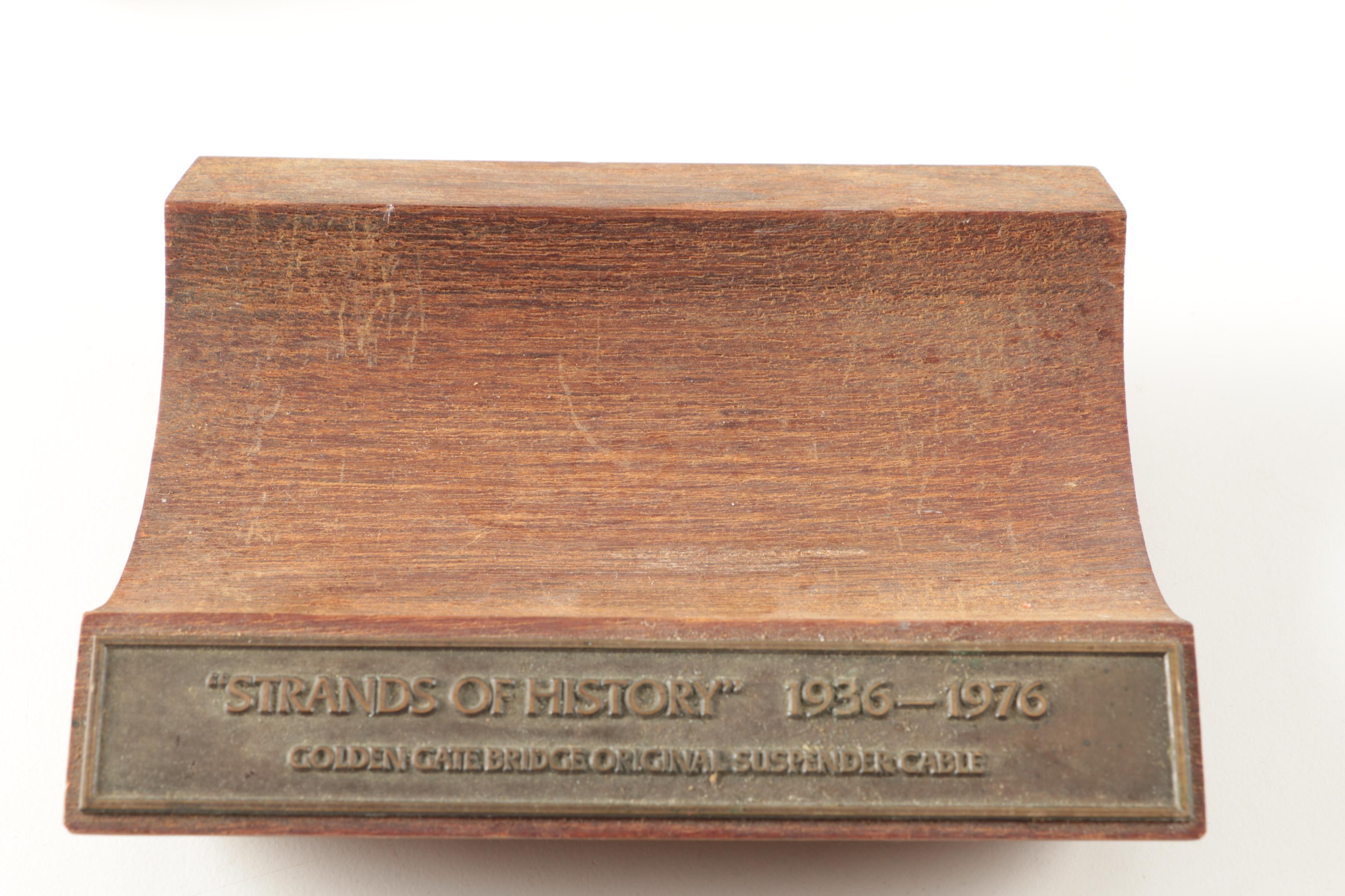 Golden Gate Bridge Original Suspender Cable Piece