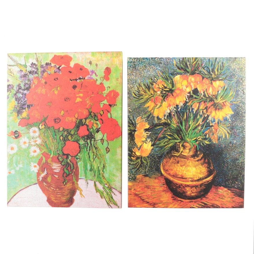 Giclée Prints After Vincent Van Gogh of Floral Arrangements