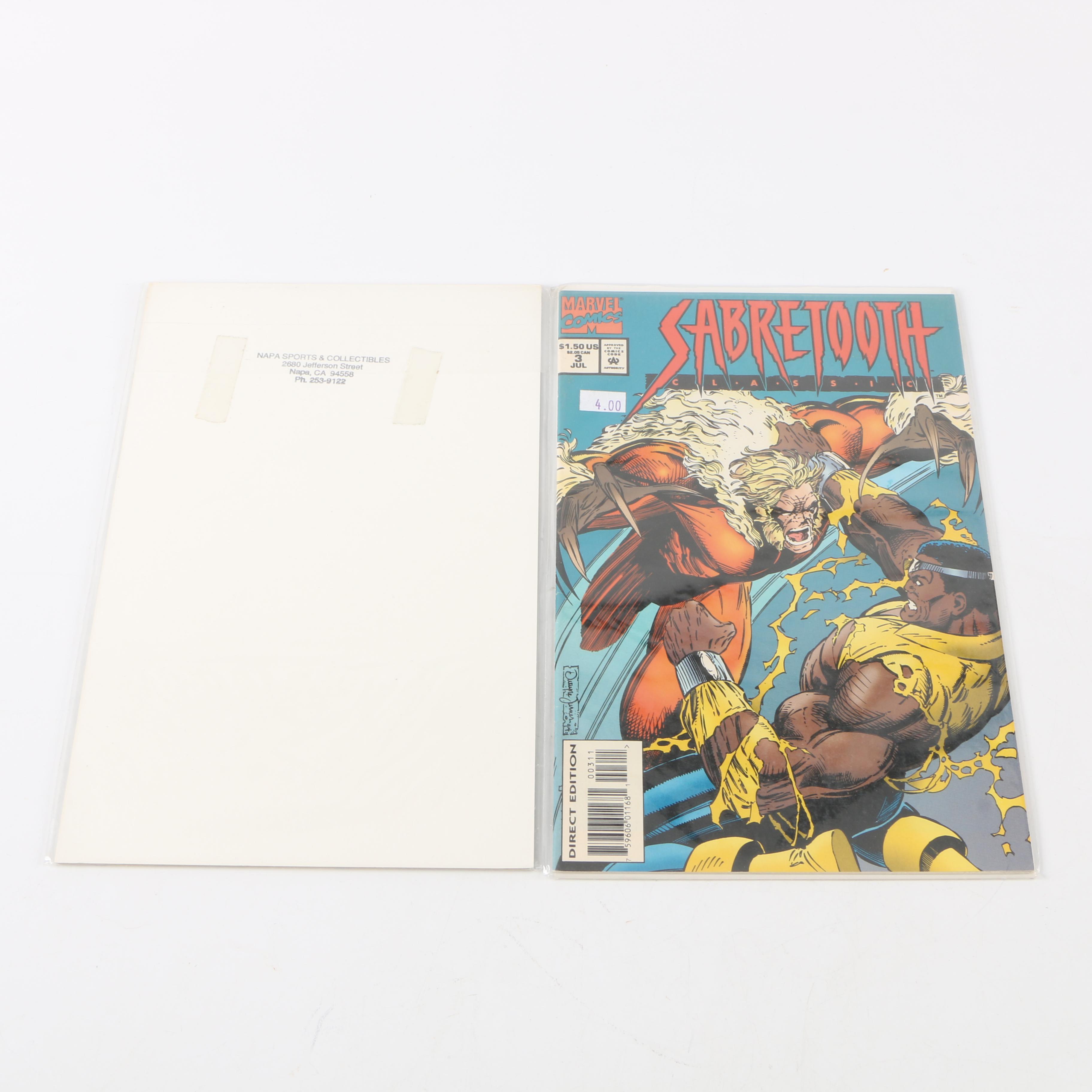 "Wolverine: The Origin" and Sabretooth Themed Comics