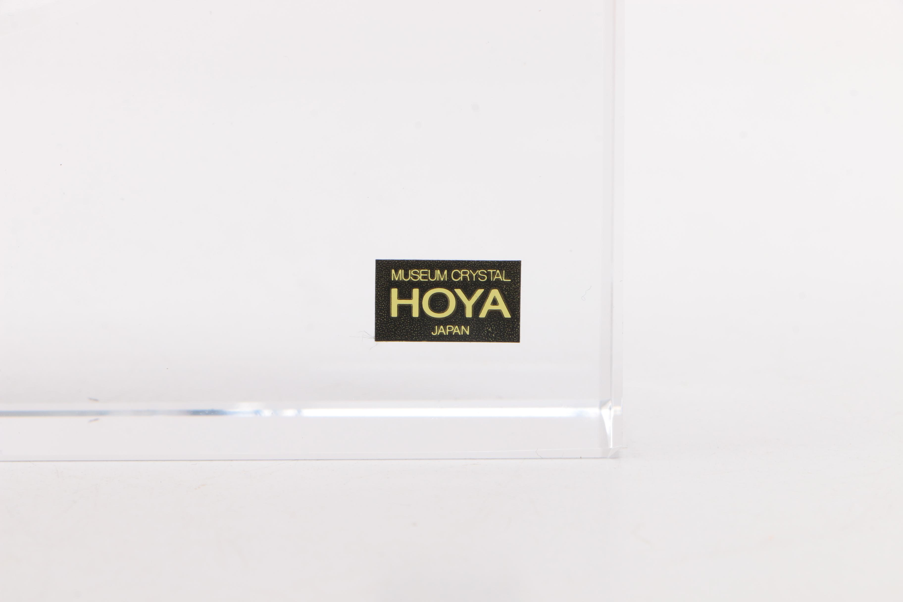 Modern Hoya Museum Crystal Clock