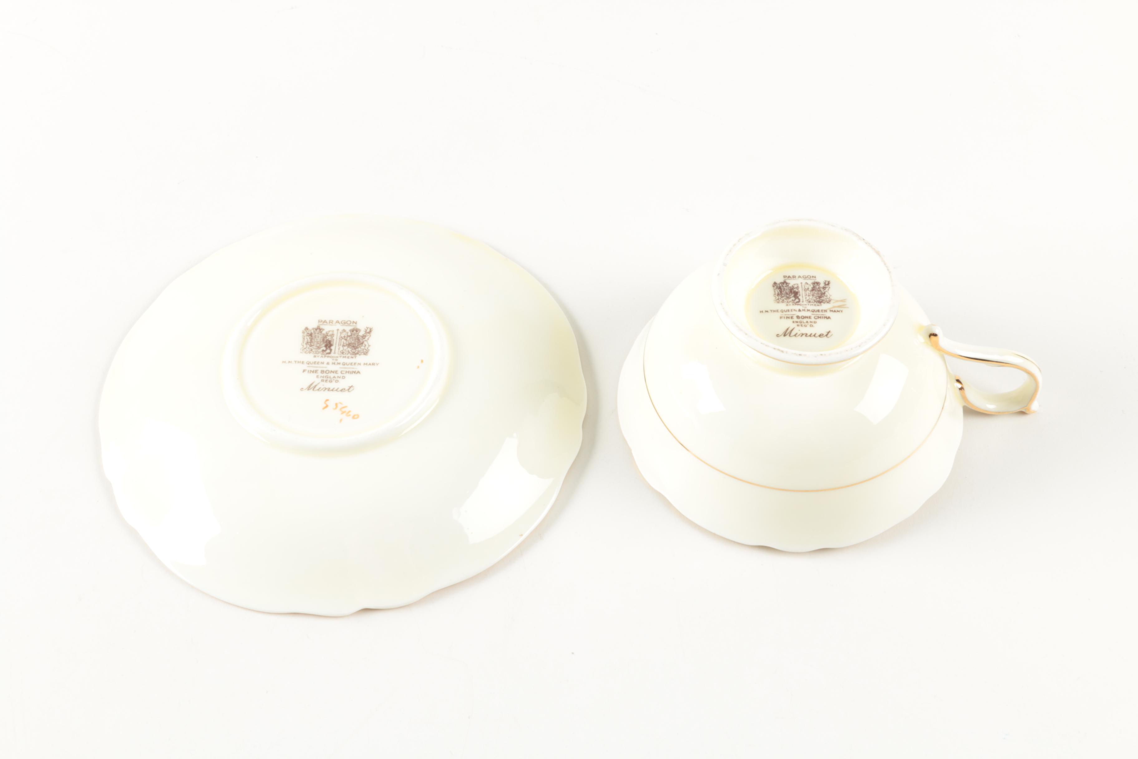 China Teacups and Vase including Lefton and Royal Albert