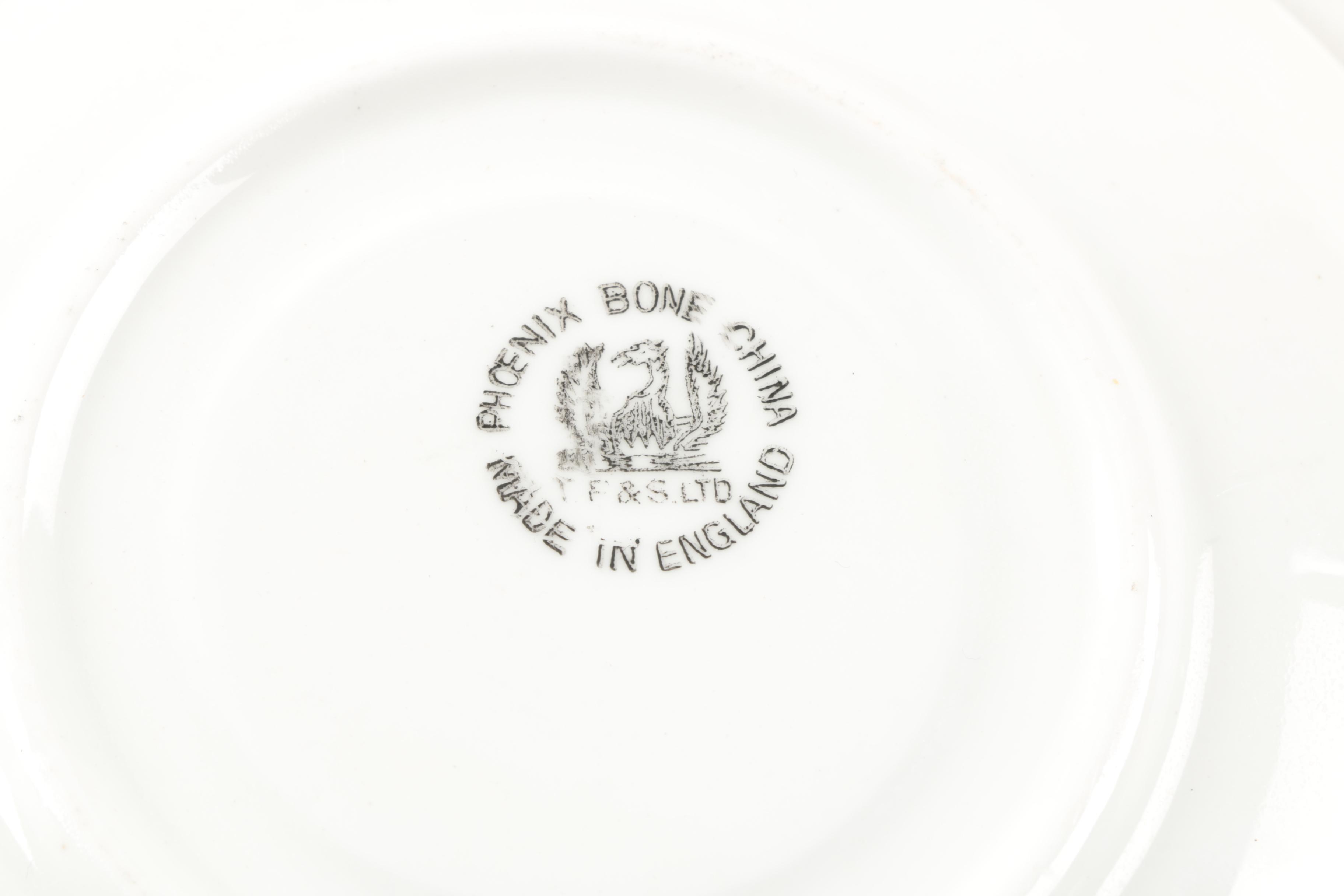 China Teacups and Vase including Lefton and Royal Albert