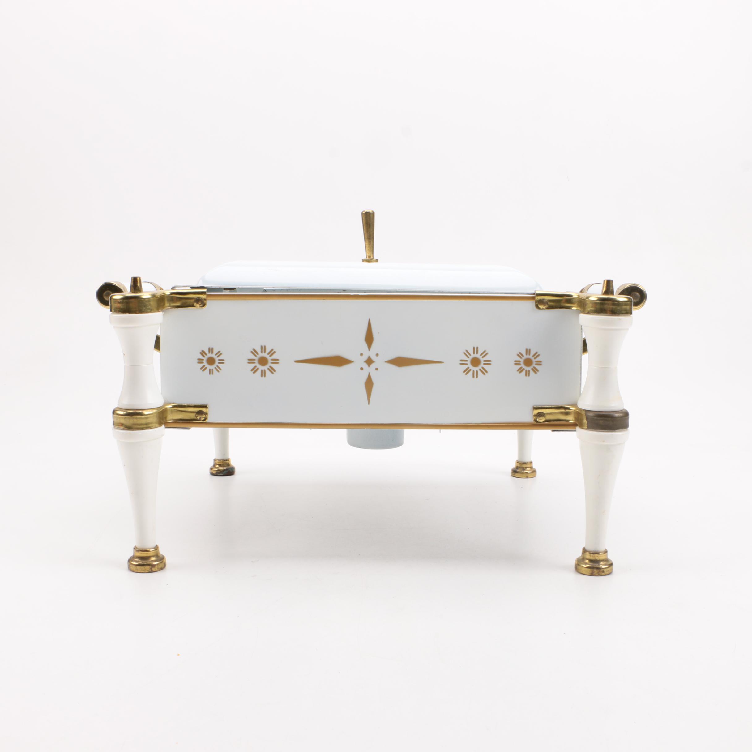Mid-Century Chafing Dish-Warmer by Anchor Hocking
