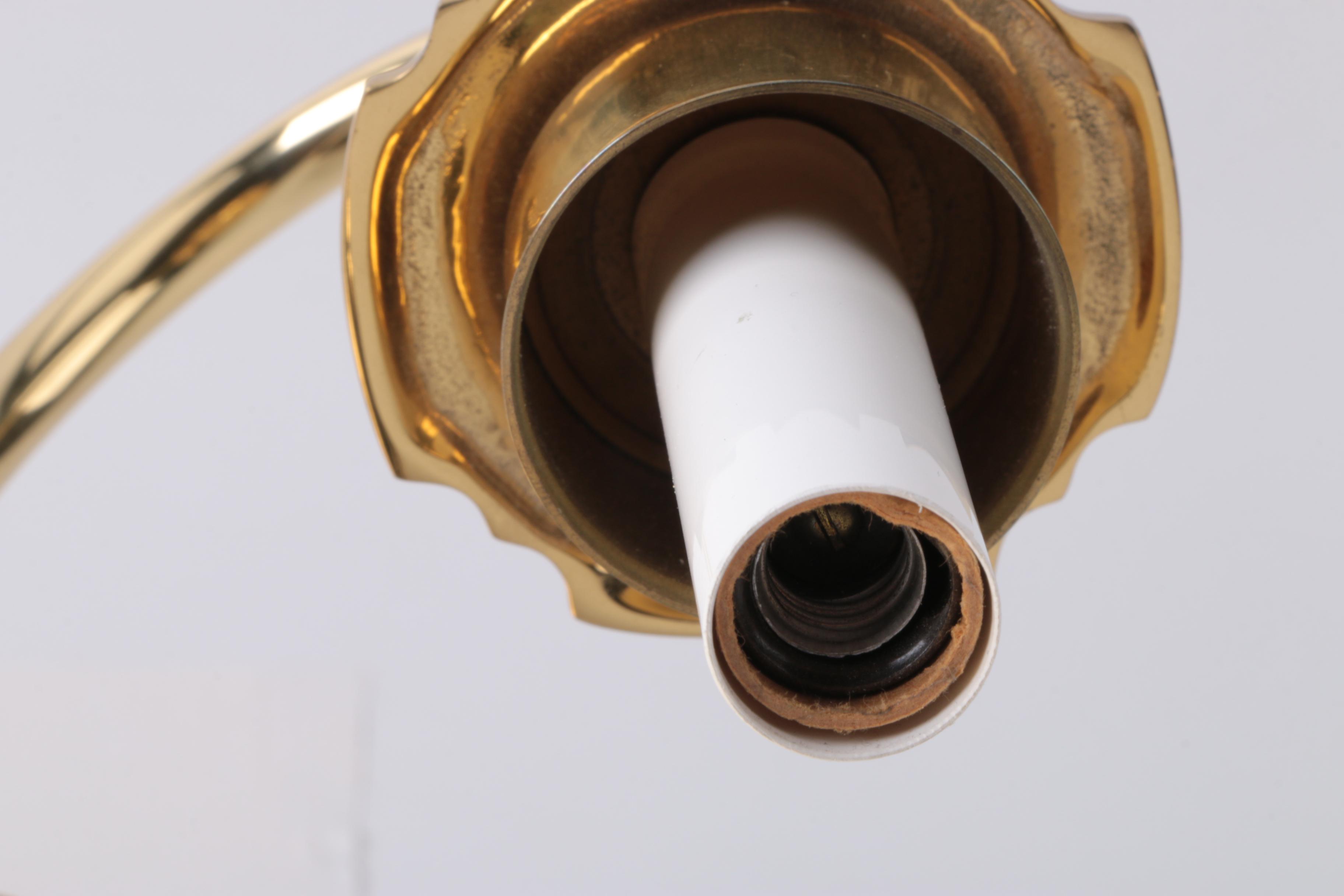 Gold-Tone Candelabra Wall Lights