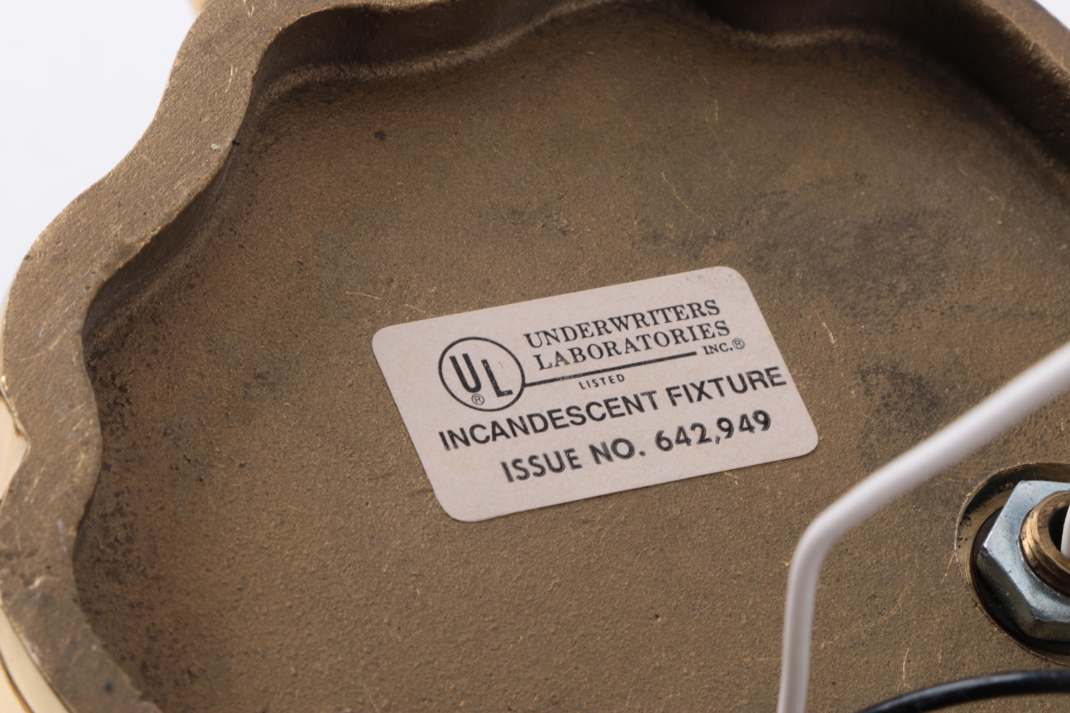 Gold-Tone Candelabra Wall Lights