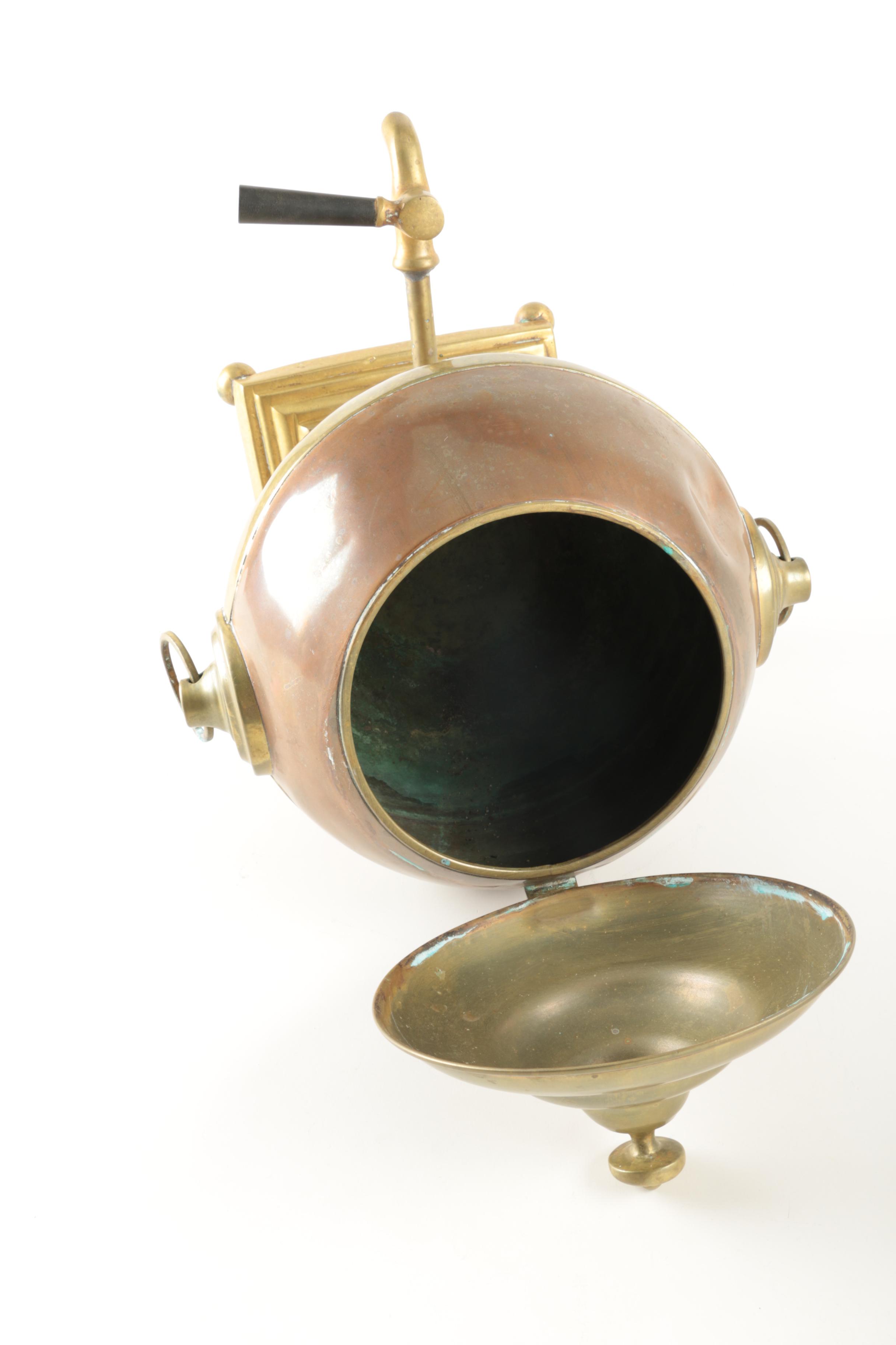 Vintage Copper and Brass Drink Dispenser