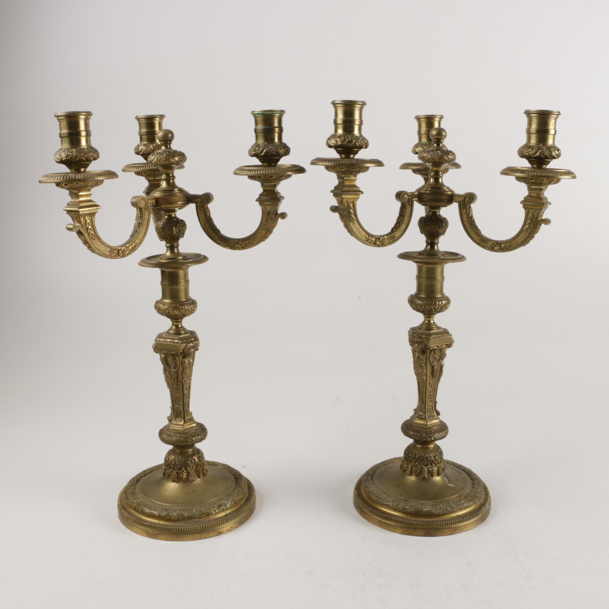 Vintage Brass Candelabra