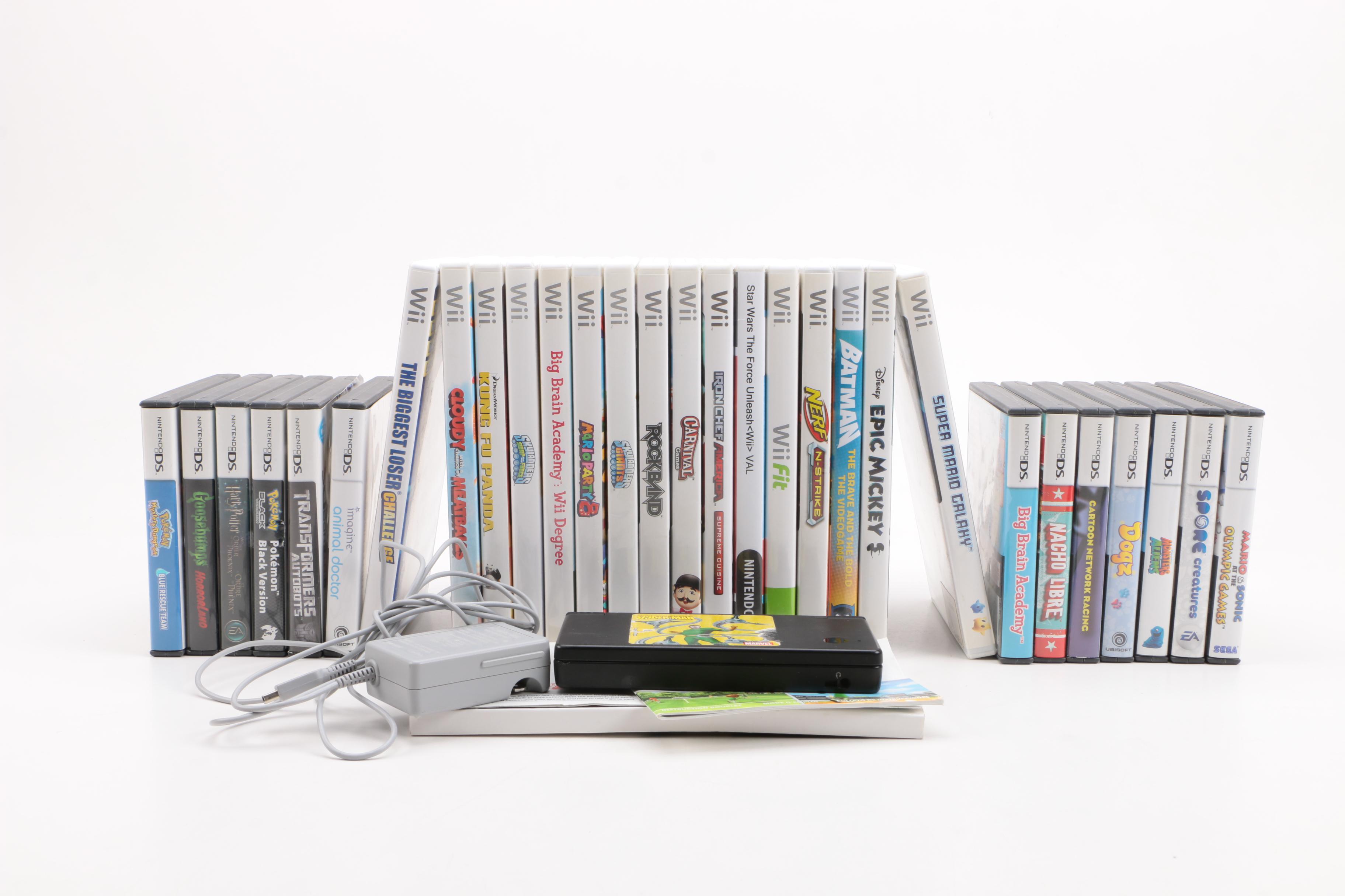 Nintendo Wii, DS Games and DS Player