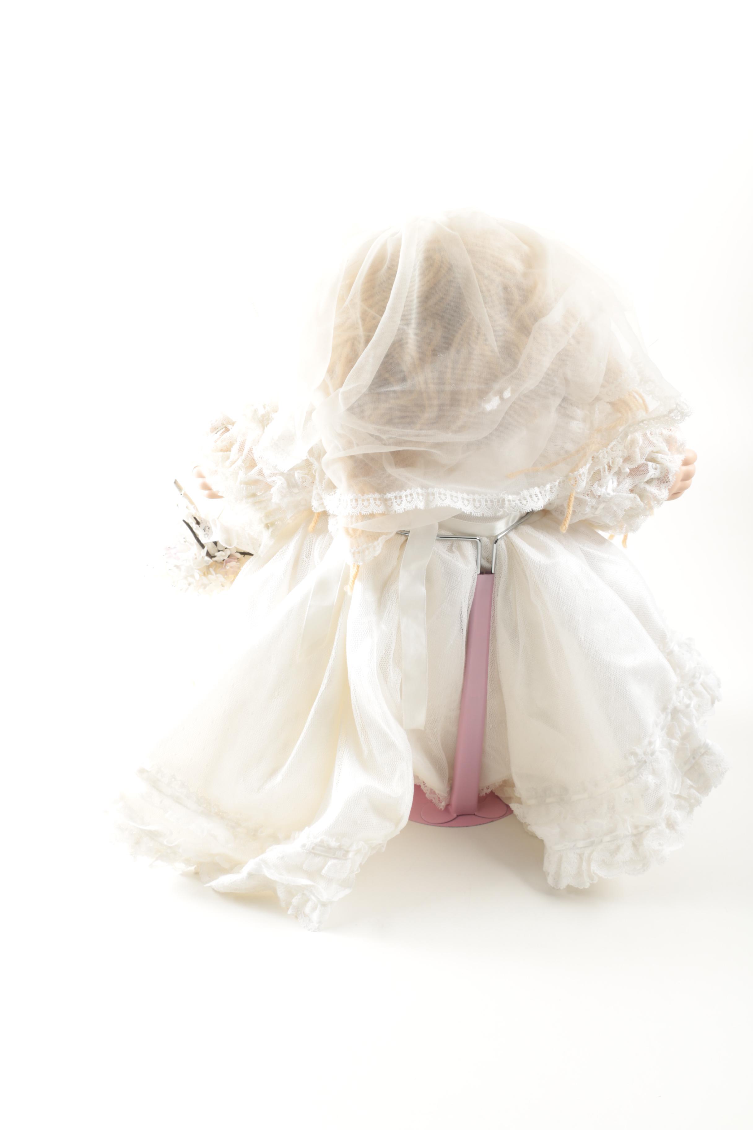 Vintage Cabbage Patch Kid with Stand