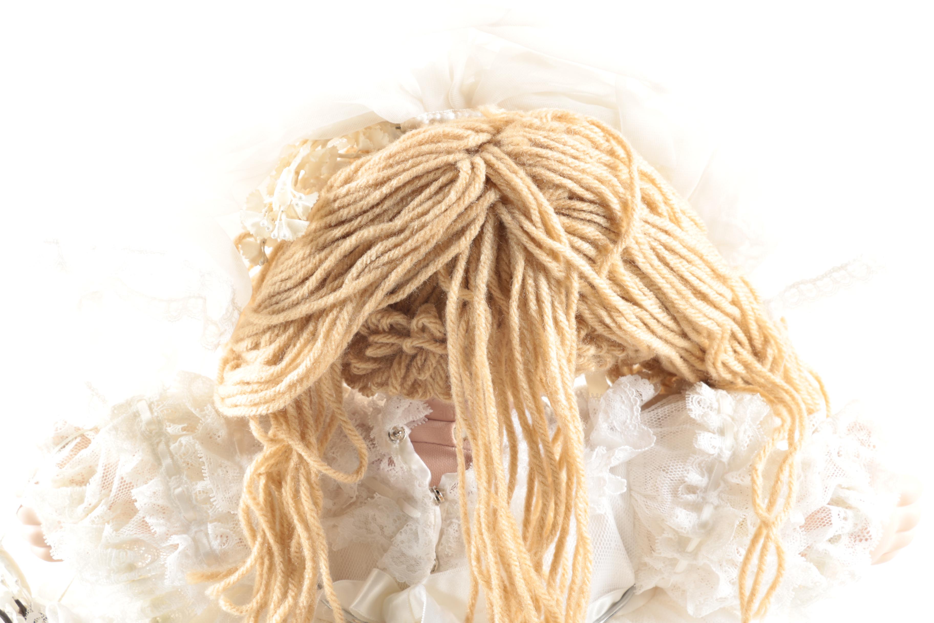 Vintage Cabbage Patch Kid with Stand