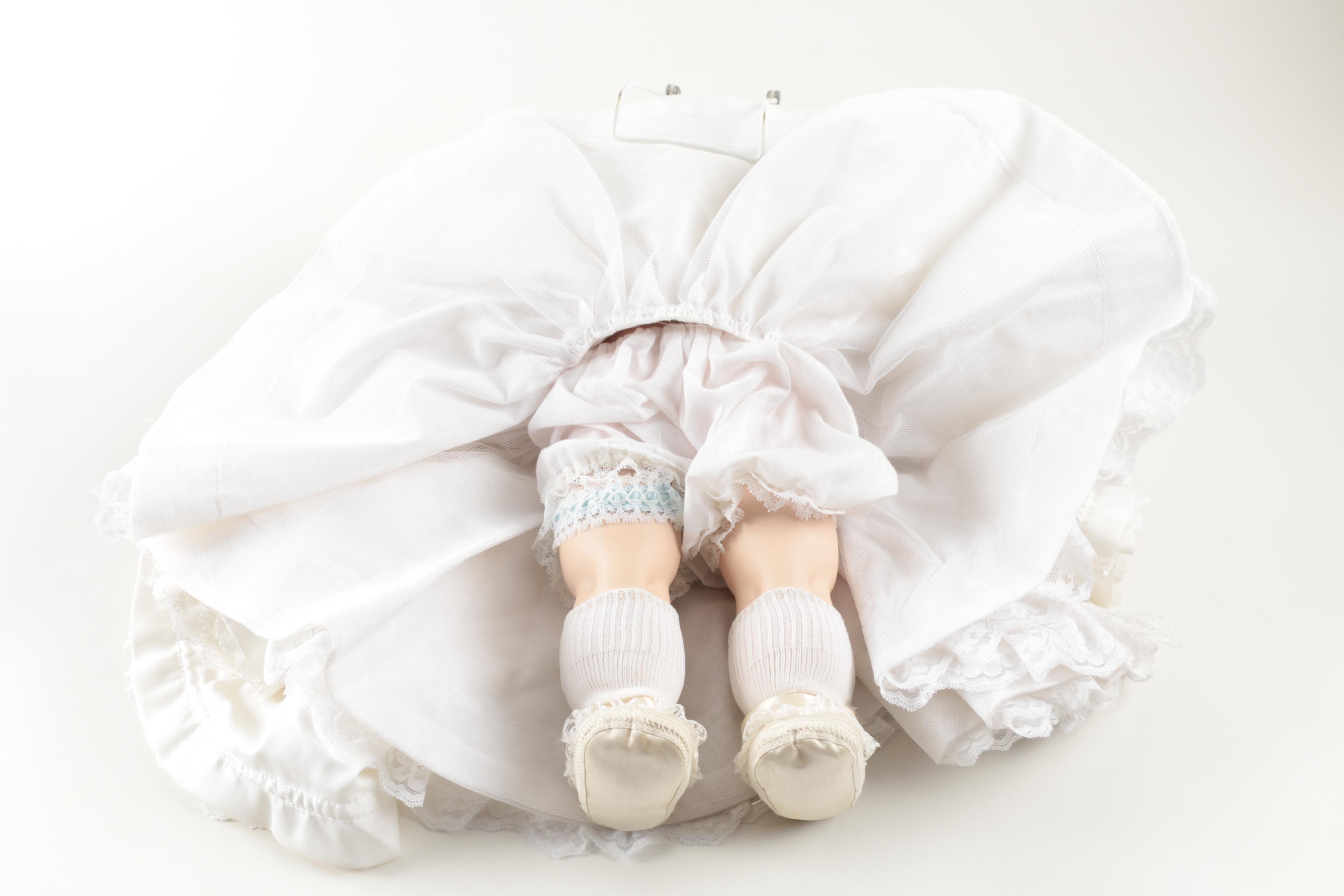 Vintage Cabbage Patch Kid with Stand