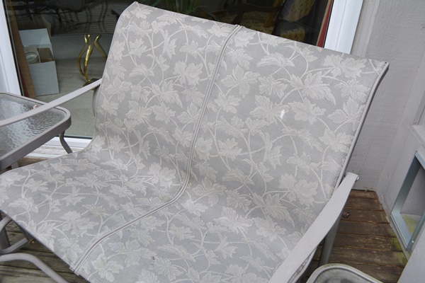 Carter Grandle "Avalon" Patio Glider and Two Side Tables