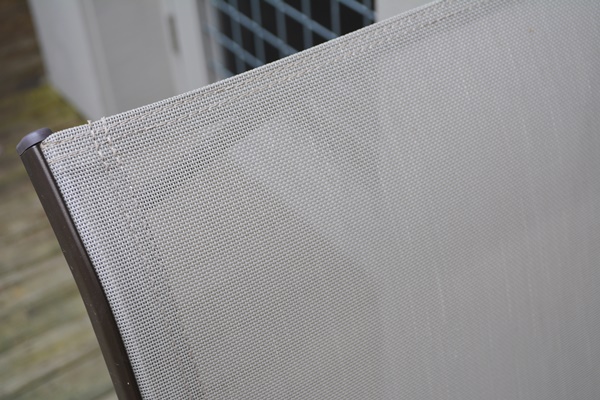 Four Aluminum Patio Chairs