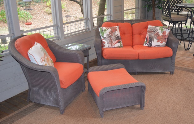 Lloyd Flanders All-Weather Wicker Patio Furniture Set