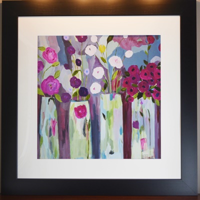 Giclée Reproduction on Canvas after Carrie Schmidt "Que Sera Sera"