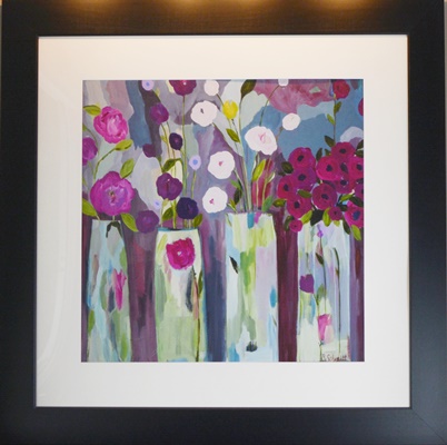 Giclée Reproduction on Canvas after Carrie Schmidt "Que Sera Sera"