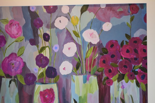 Giclée Reproduction on Canvas after Carrie Schmidt "Que Sera Sera"