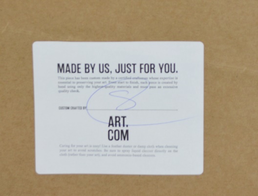 Giclée Reproduction on Canvas after Carrie Schmidt "Que Sera Sera"