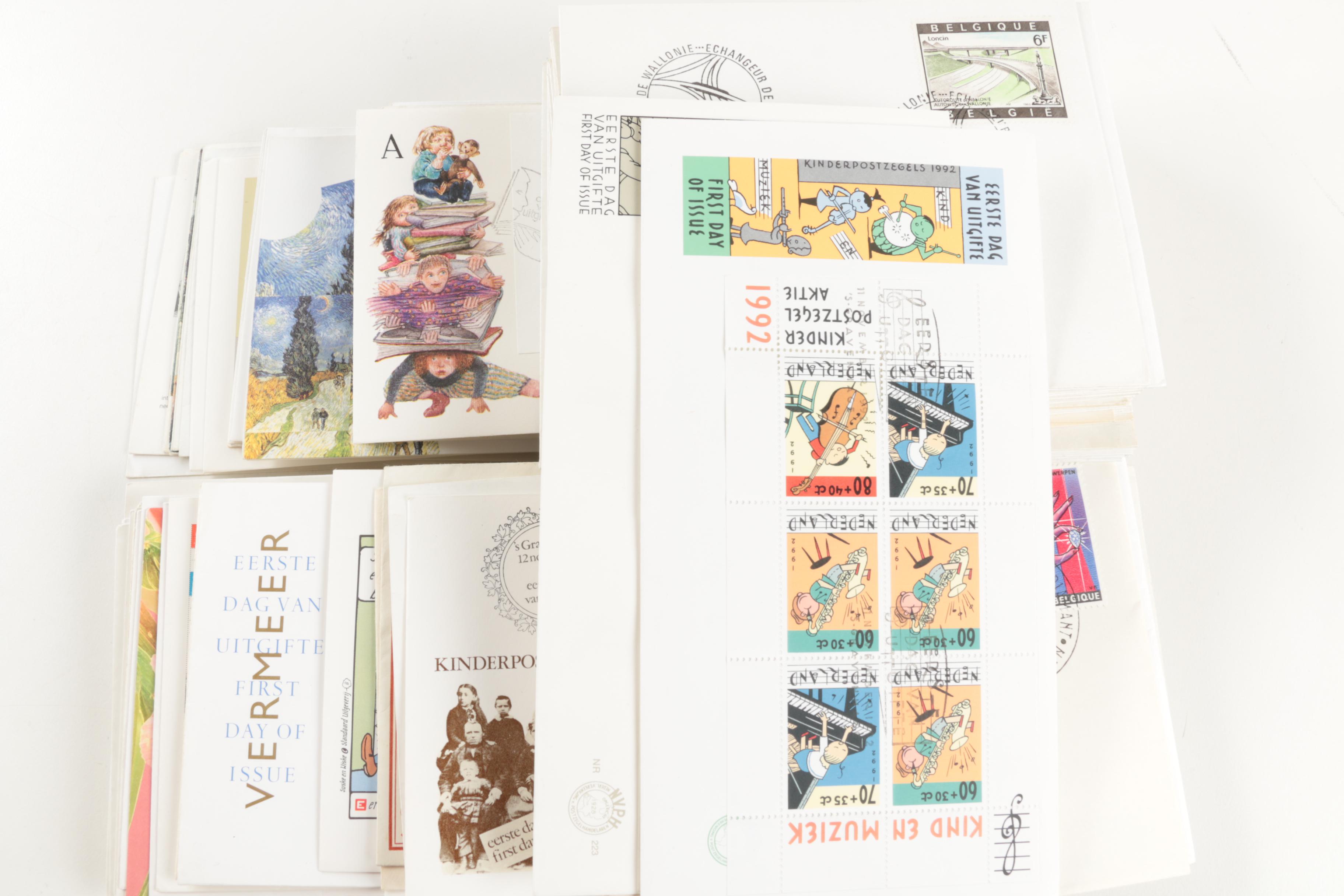 United States and International First Day Cover Postage Stamps