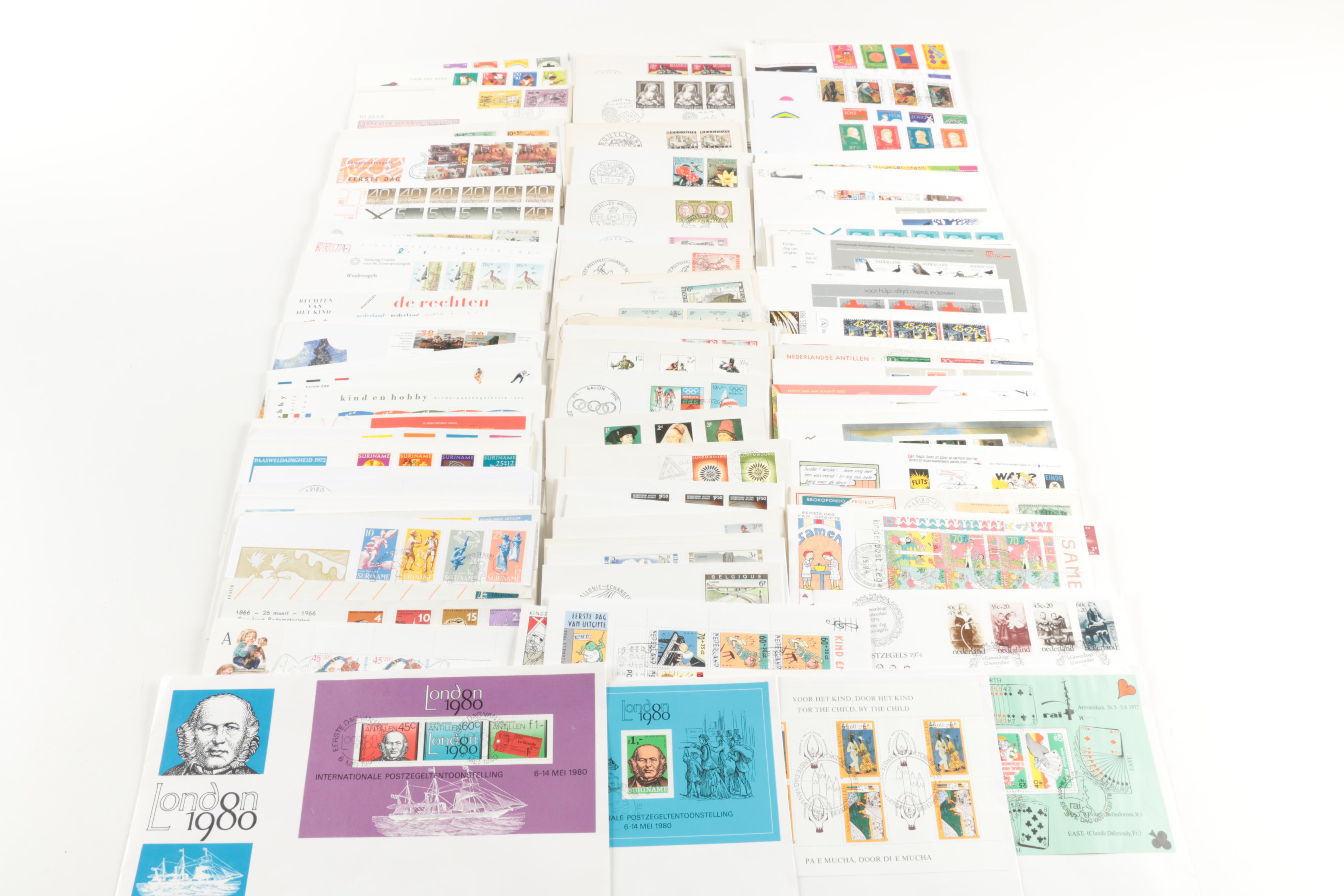 United States and International First Day Cover Postage Stamps