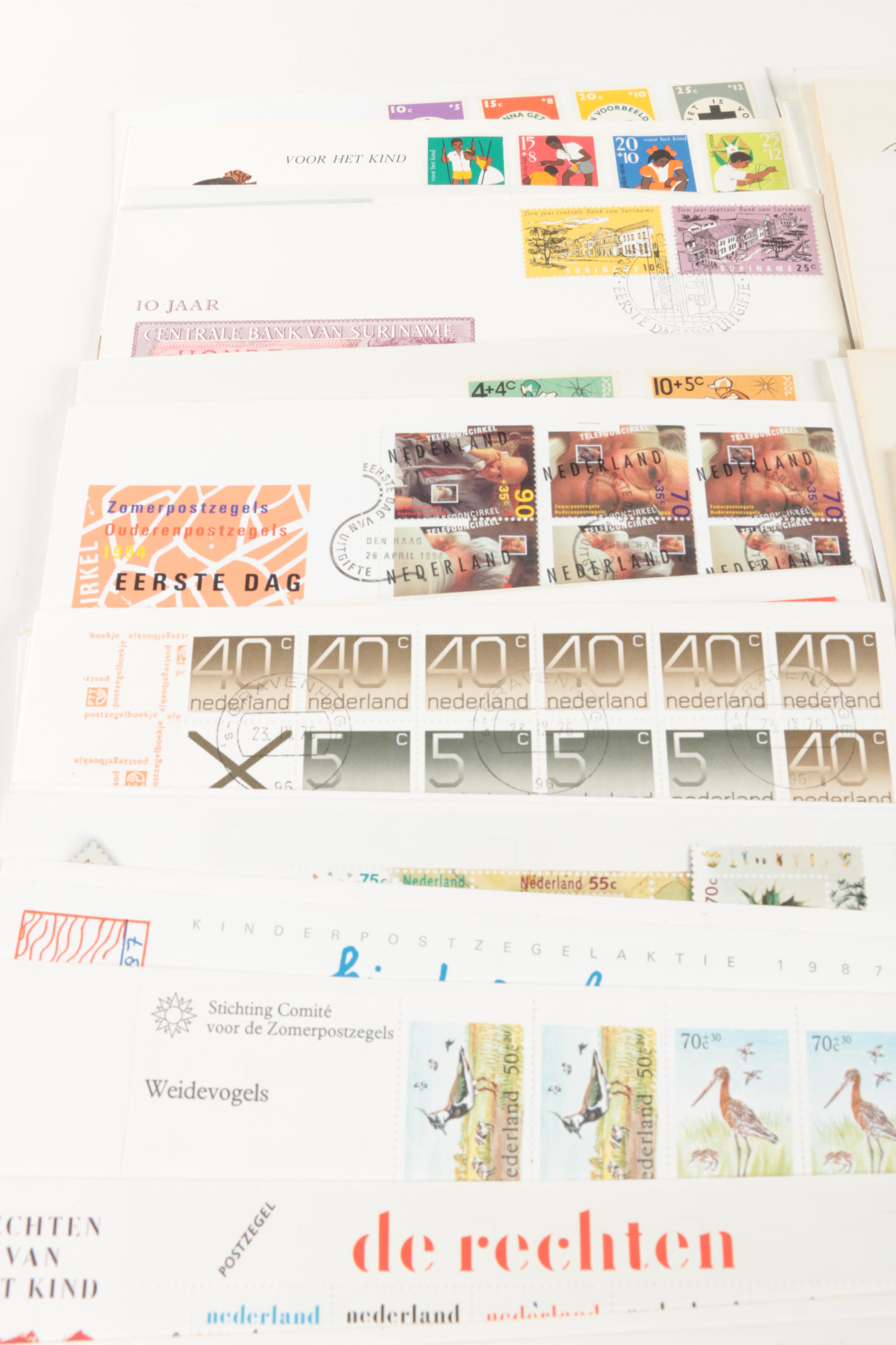 United States and International First Day Cover Postage Stamps