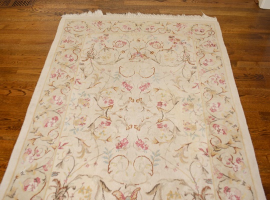 Hand-Knotted Chinese Wool Area Rug from the Rug Gallery