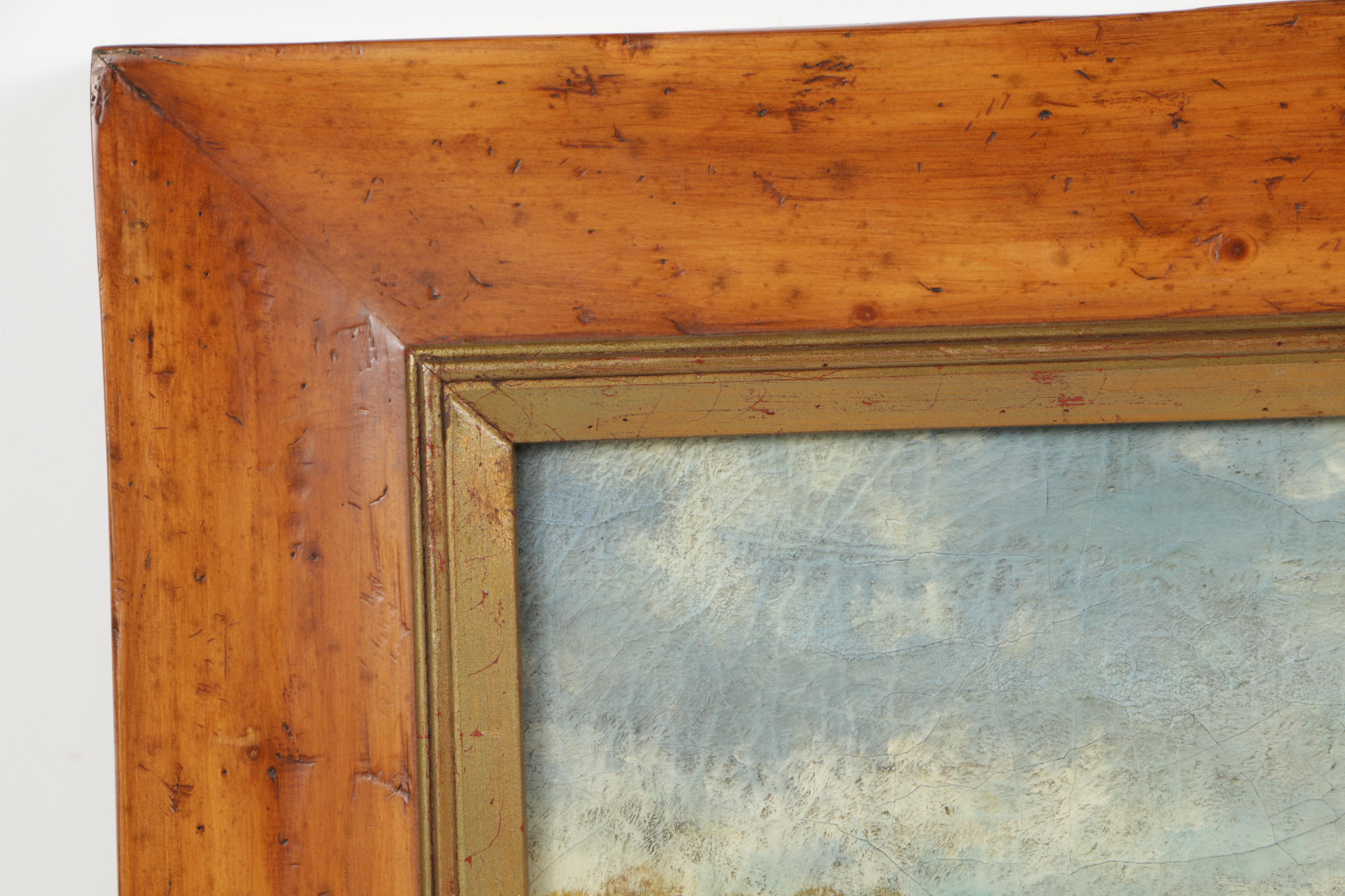 Trevor James Oil Painting on Canvas of Harvest Landscape