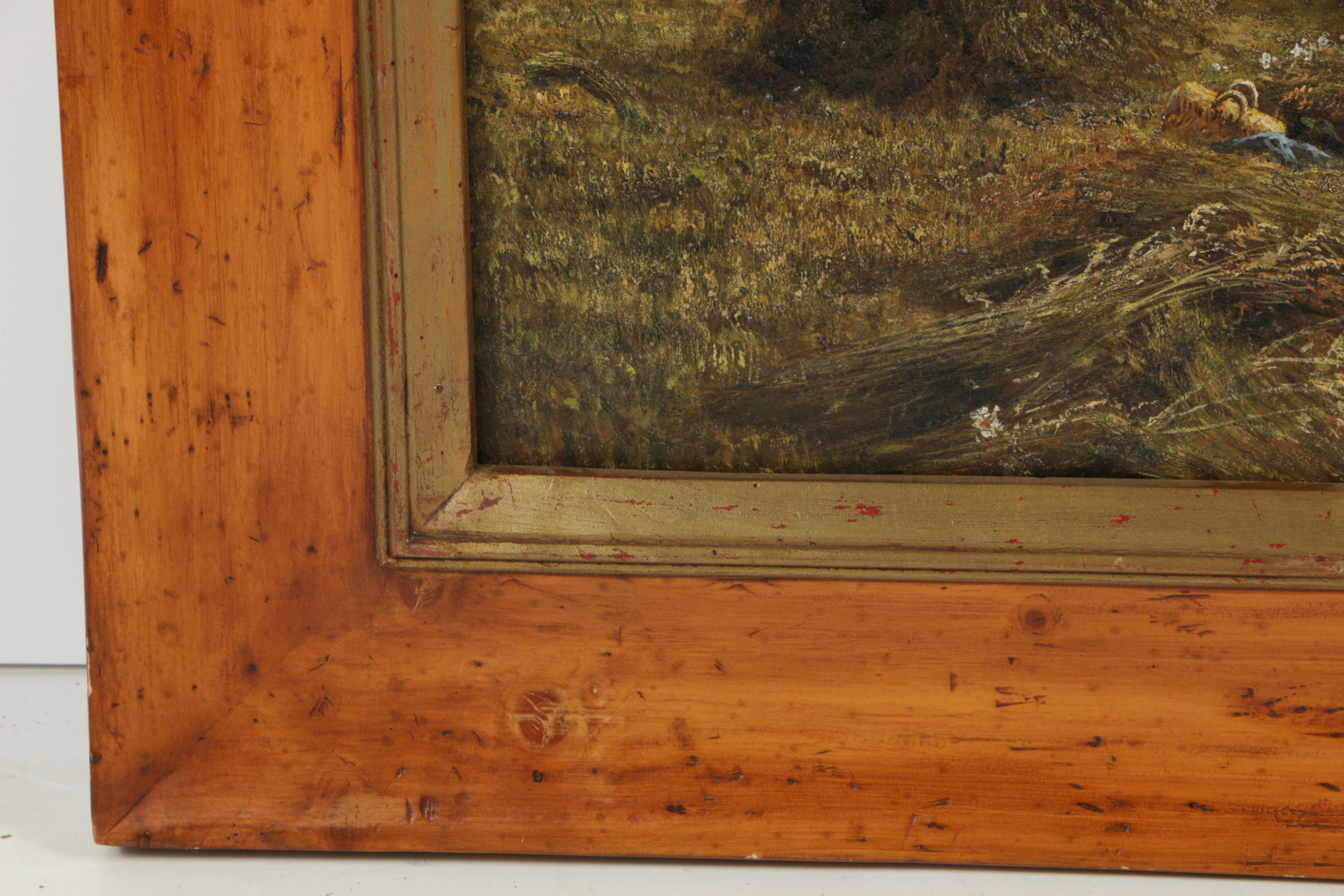 Trevor James Oil Painting on Canvas of Harvest Landscape